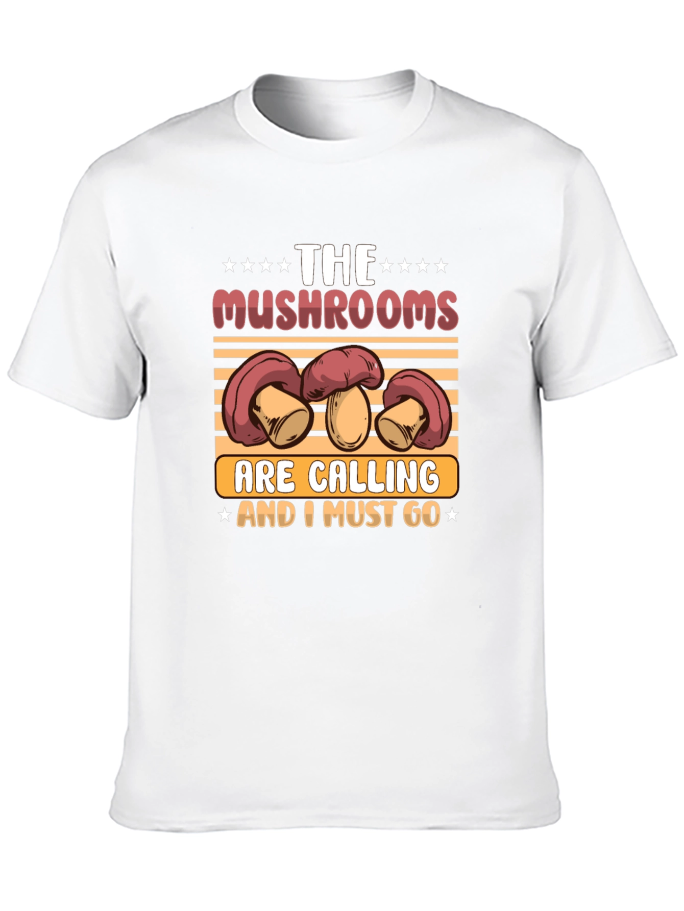 Mushroom Calling Black Tee