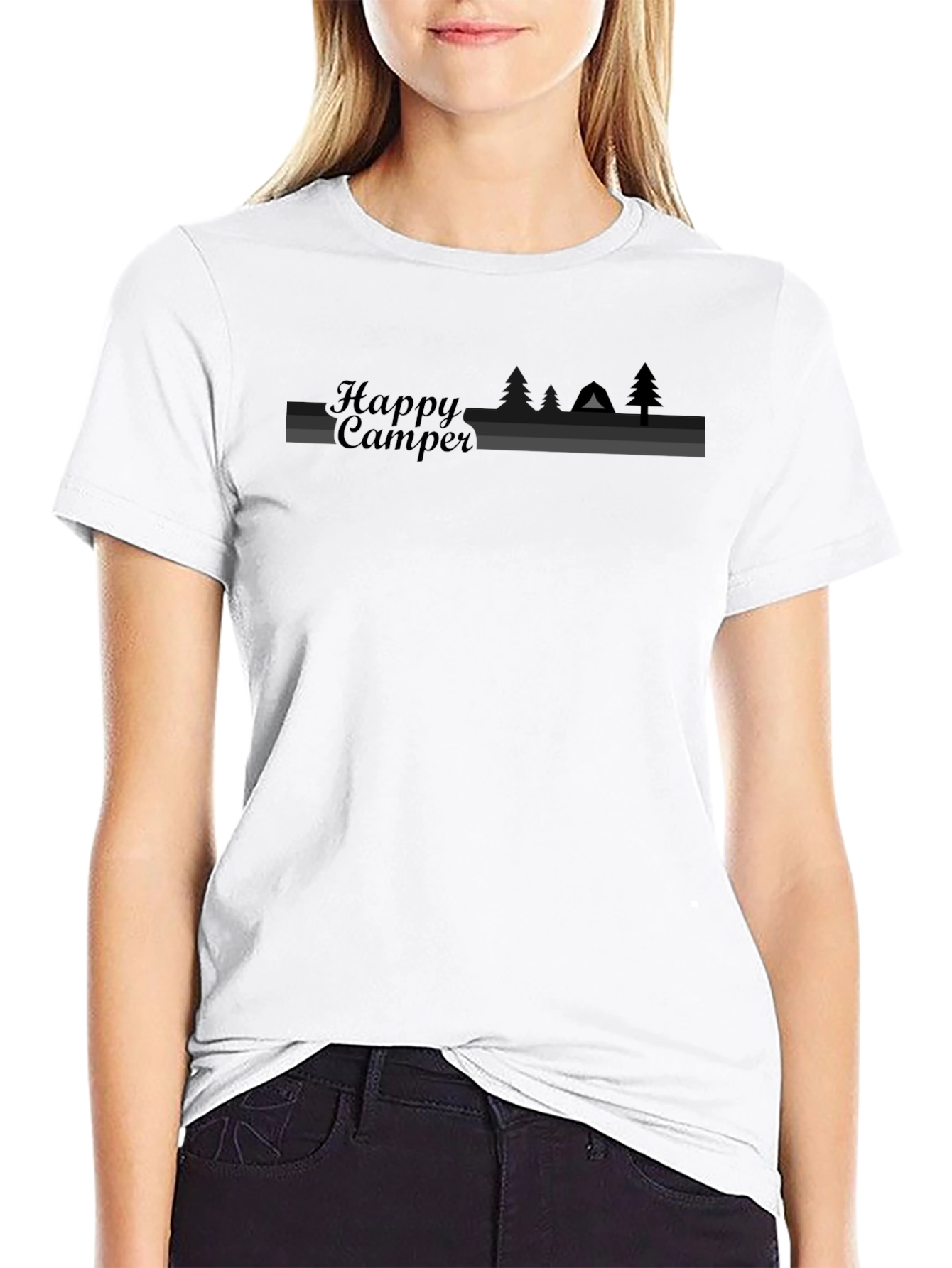 Happy Camper Graphic Tee - Adventure Ready!