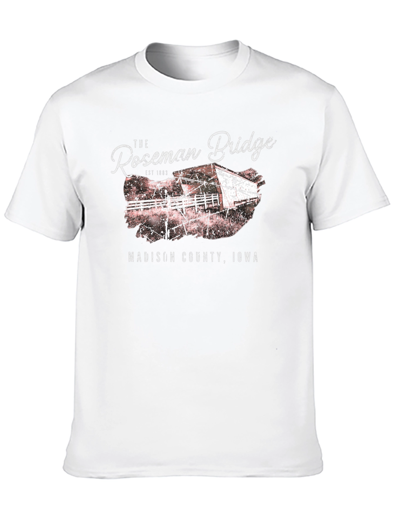 Roseman Bridge Iowa Graphic Tee