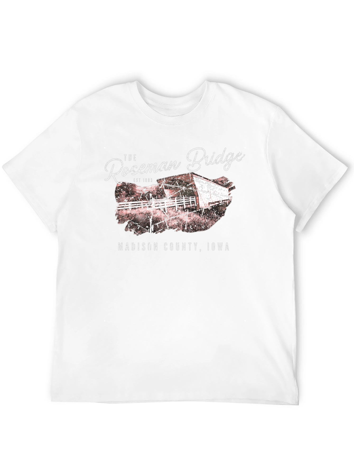 Roseman Bridge Iowa Graphic Tee