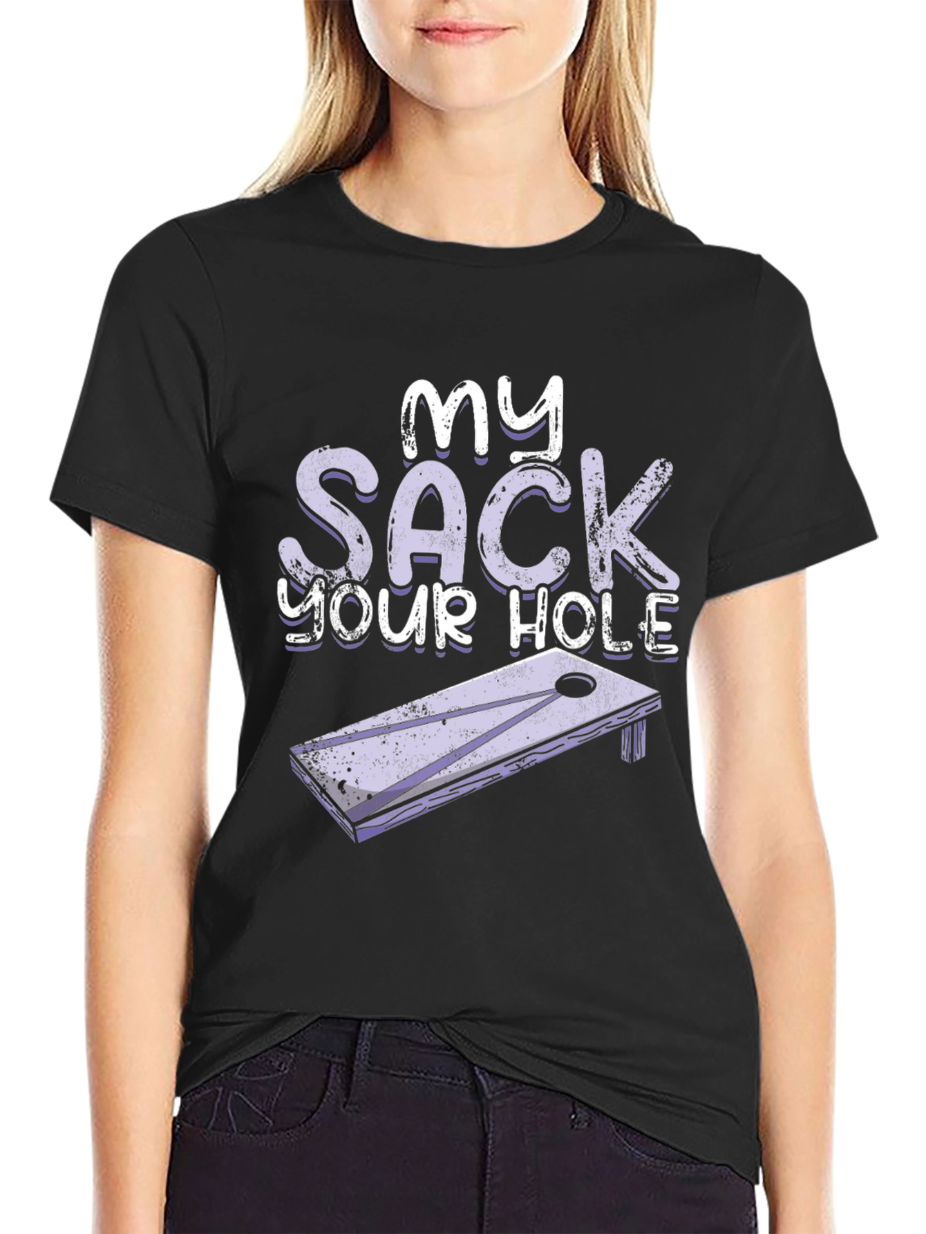 My Sack Your Hole Cornhole T-Shirt