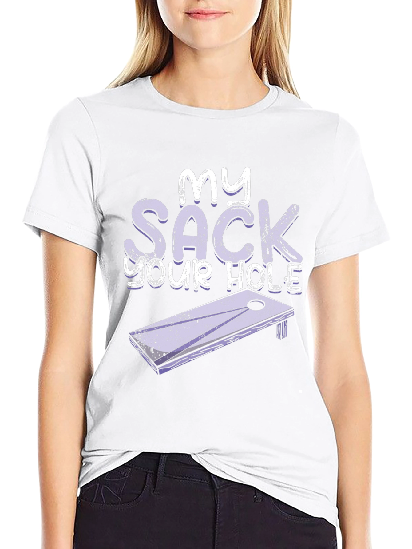 My Sack Your Hole Cornhole T-Shirt