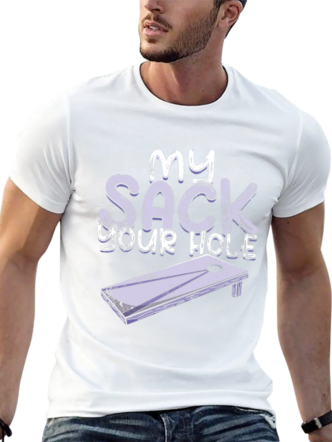 My Sack Your Hole Cornhole T-Shirt