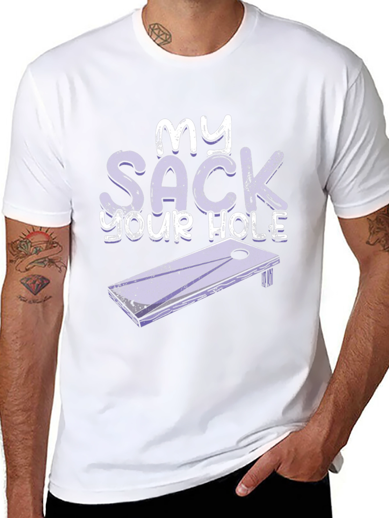 My Sack Your Hole Cornhole T-Shirt