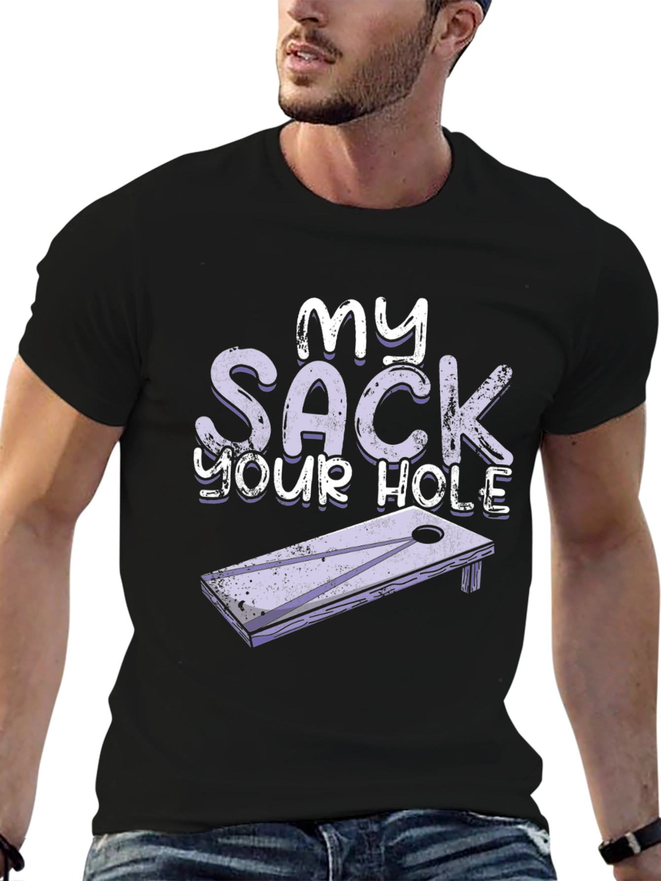 My Sack Your Hole Cornhole T-Shirt