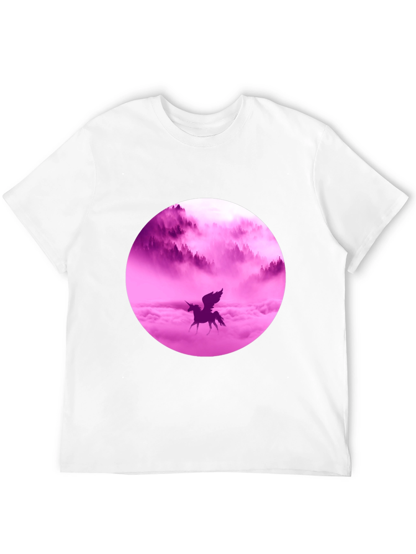 Unicorn Dreams Graphic Tee - Black