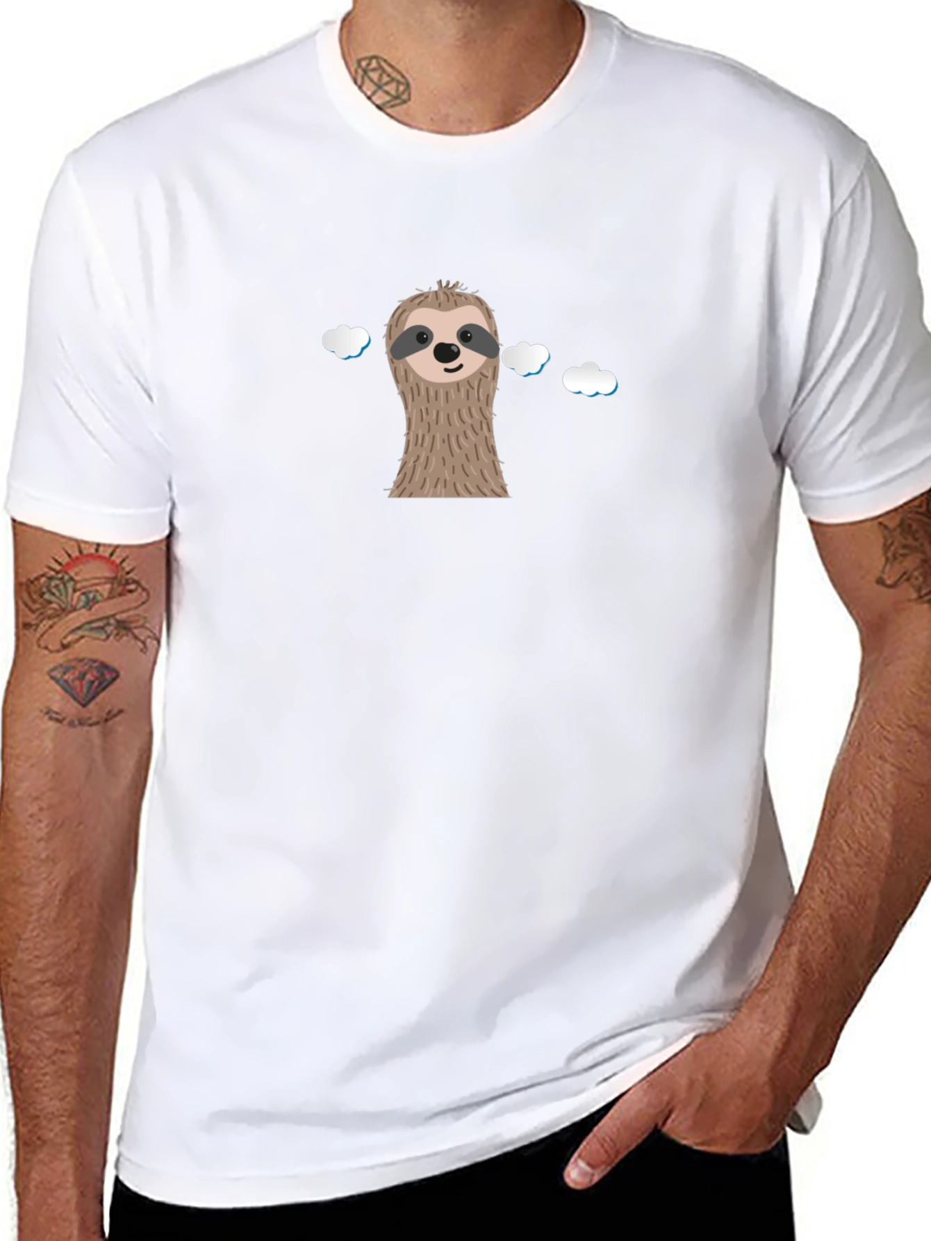 Sloth Graphic Tee - Relaxed & Fun!