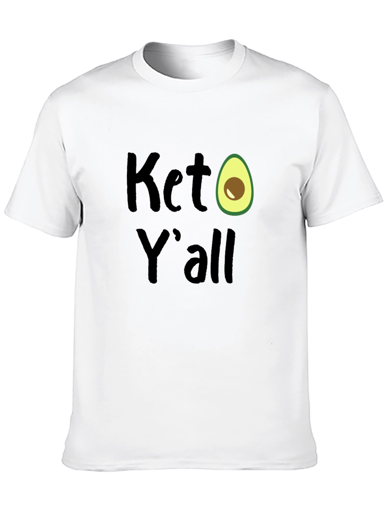 Keto Yall Avocado Graphic T-Shirt