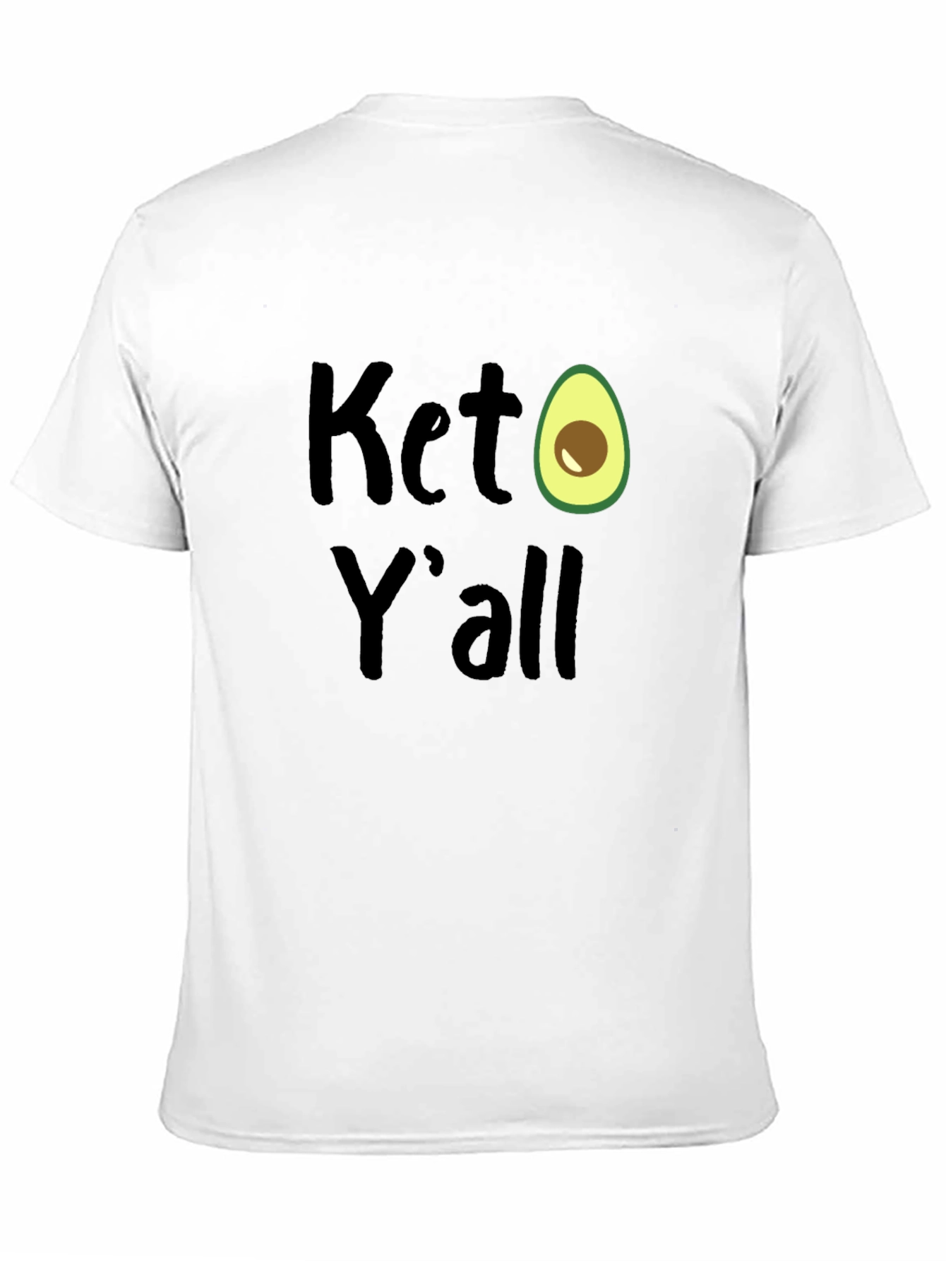 Keto Yall Avocado Graphic T-Shirt