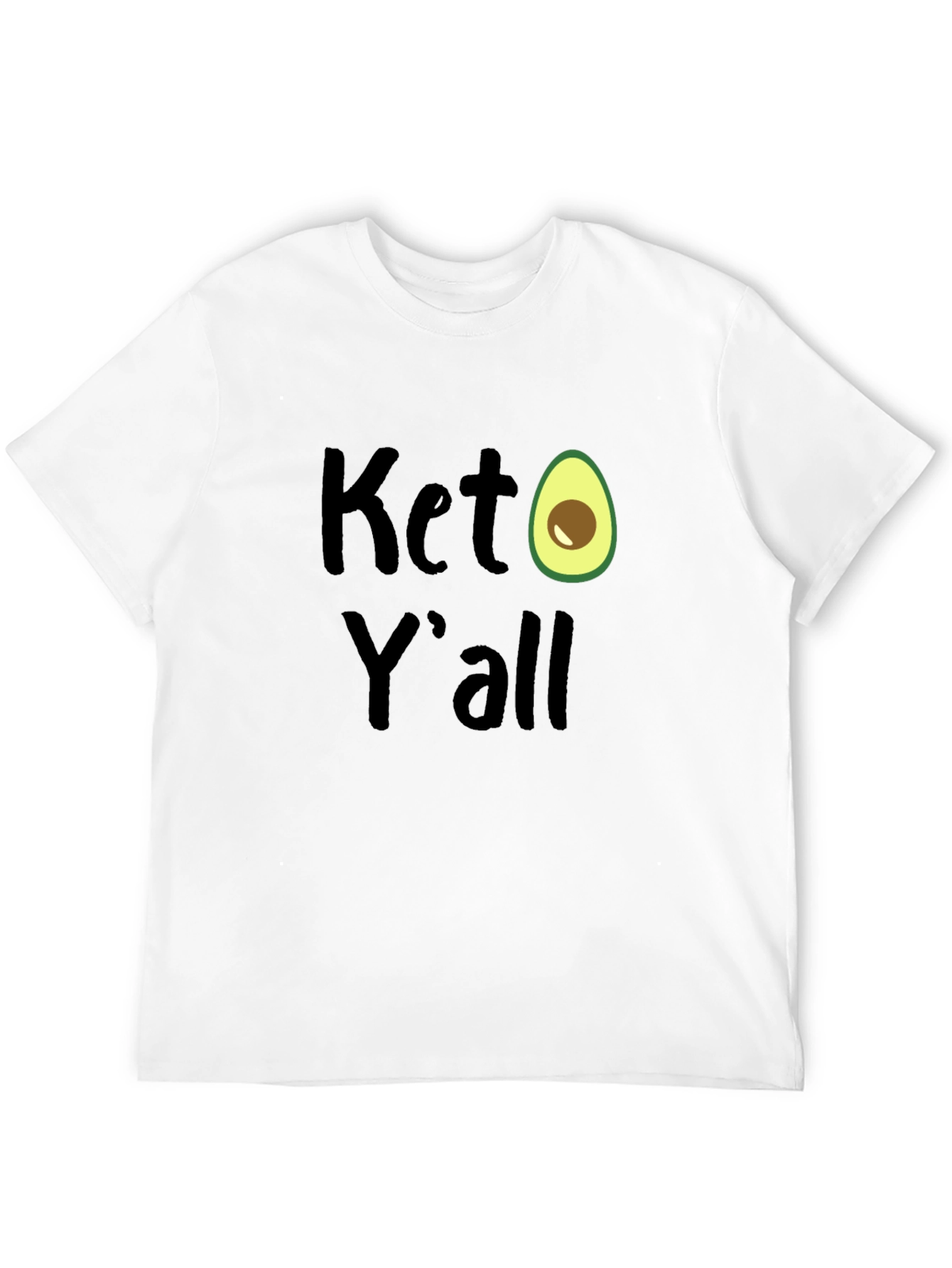 Keto Yall Avocado Graphic T-Shirt