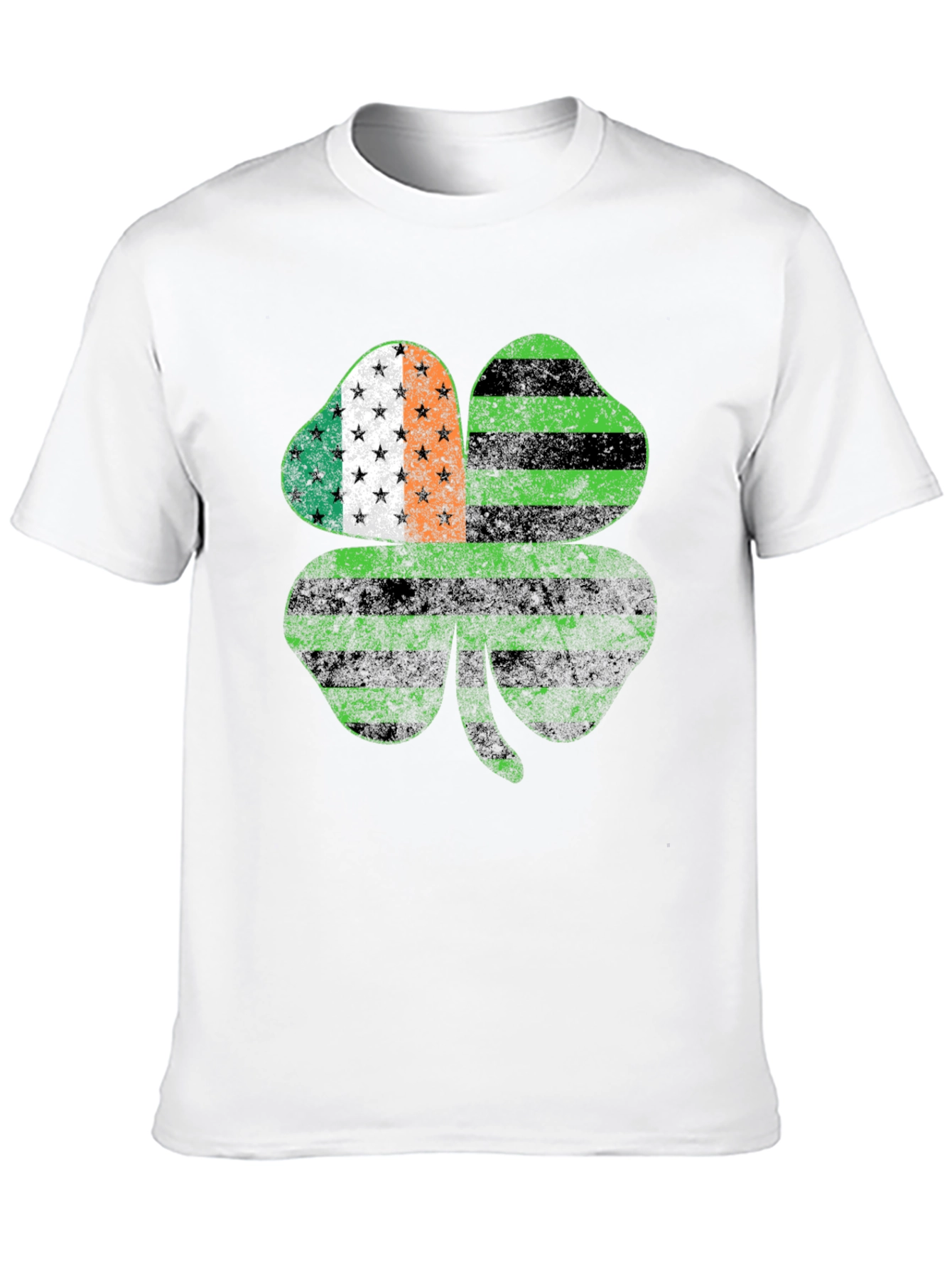 St. Patricks Day Clover Graphic Tee