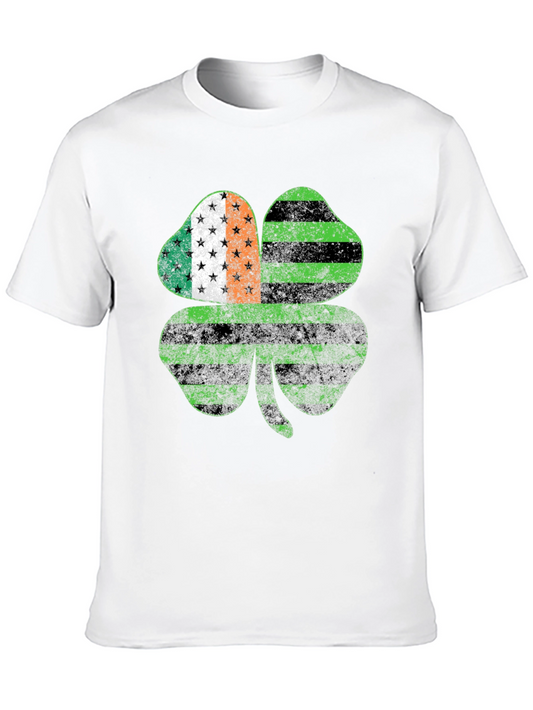 St. Patricks Day Clover Graphic Tee