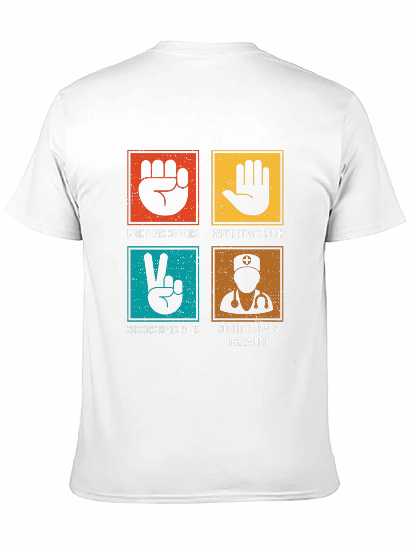 Rock Paper Scissors Therapist Graphic Tee
