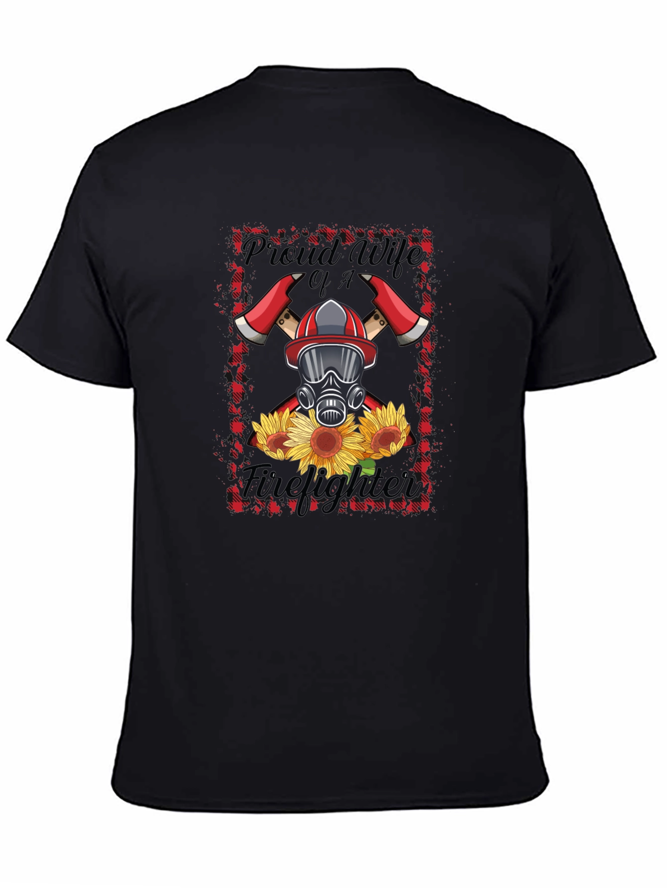Proud Firefighter Wife Graphic T-Shirt