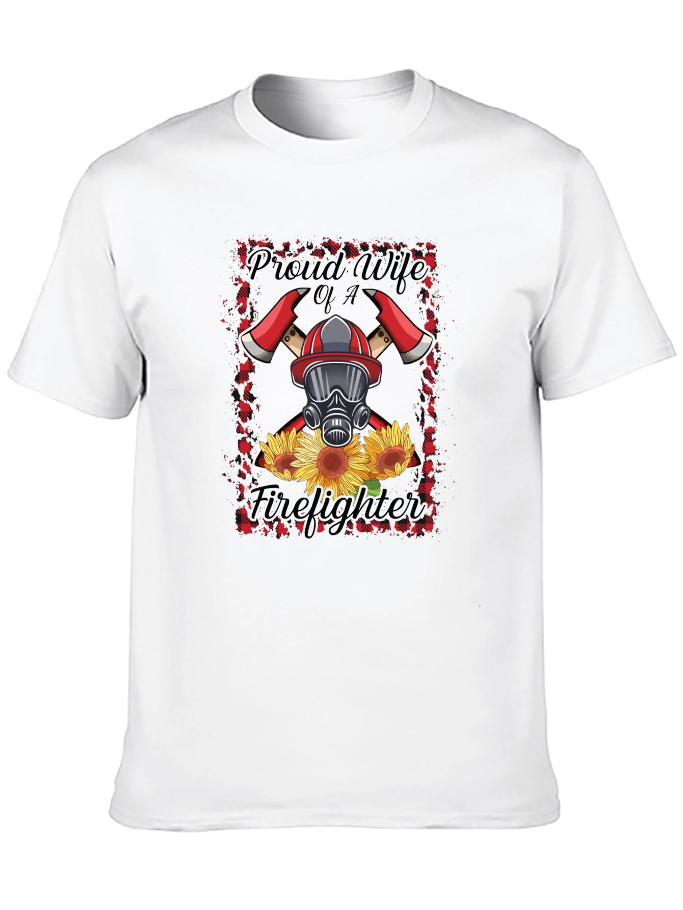 Proud Firefighter Wife Graphic T-Shirt