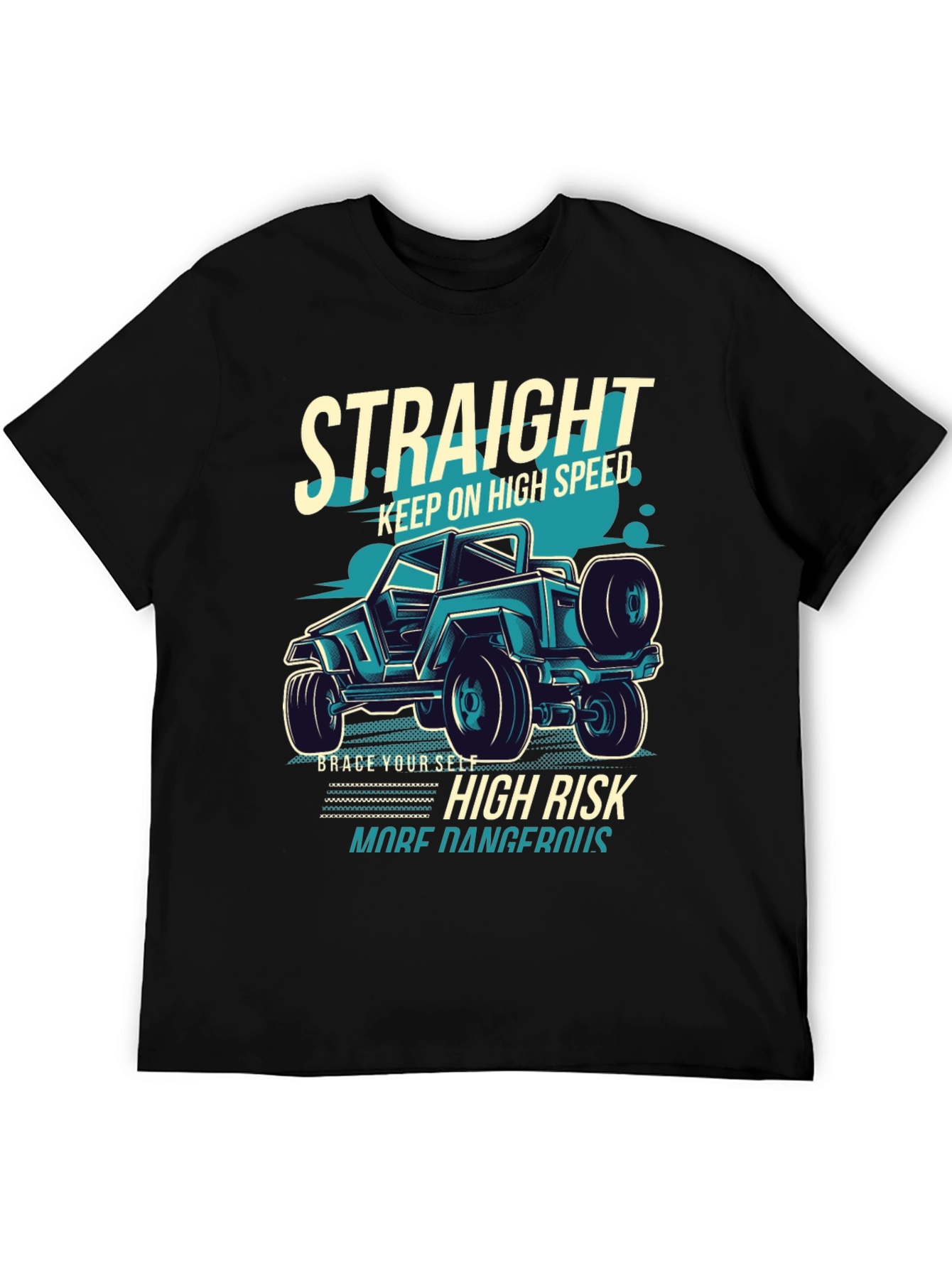 Straight High Speed Graphic Tee - Off-Road Adventure