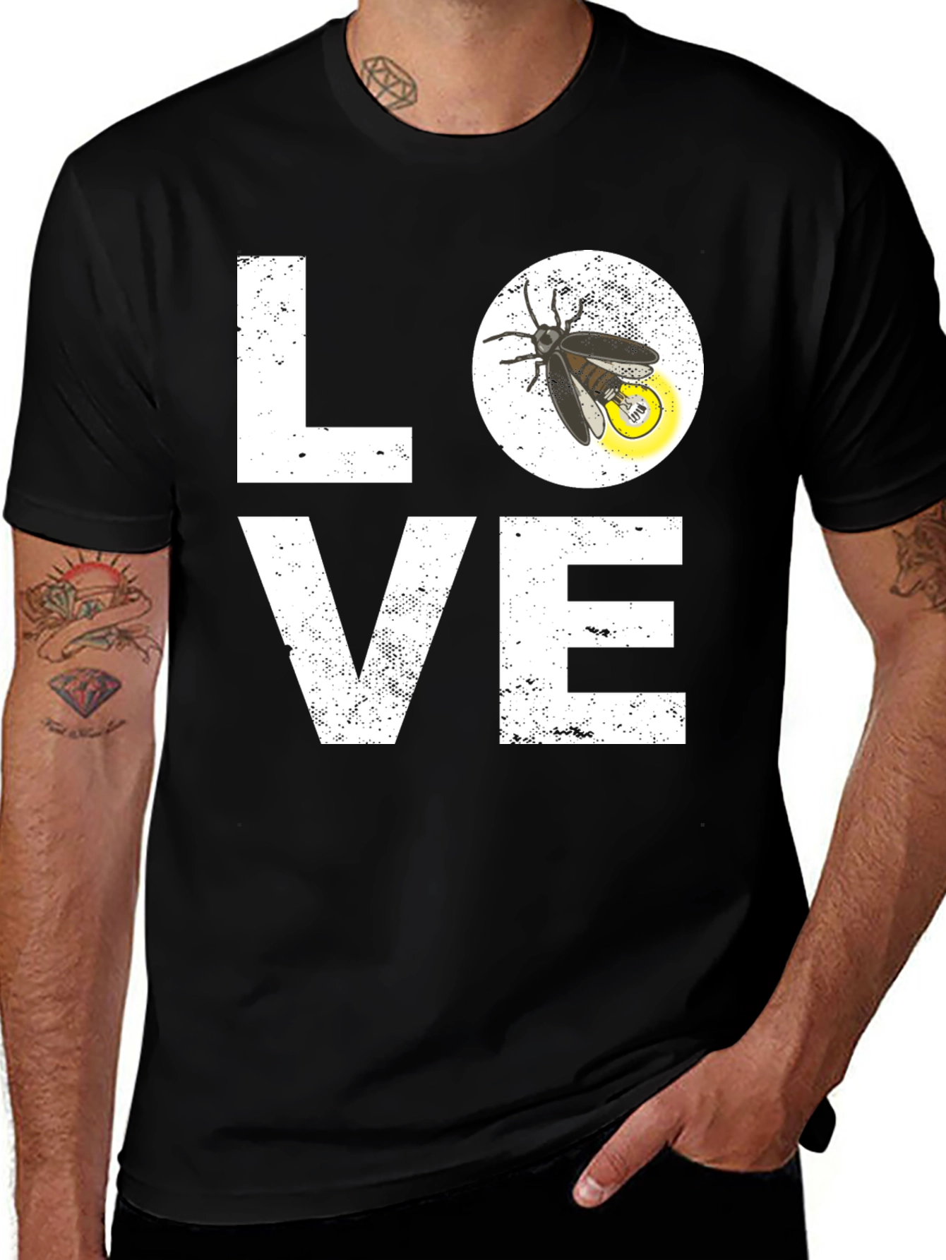Love Firefly Graphic Tee - Black