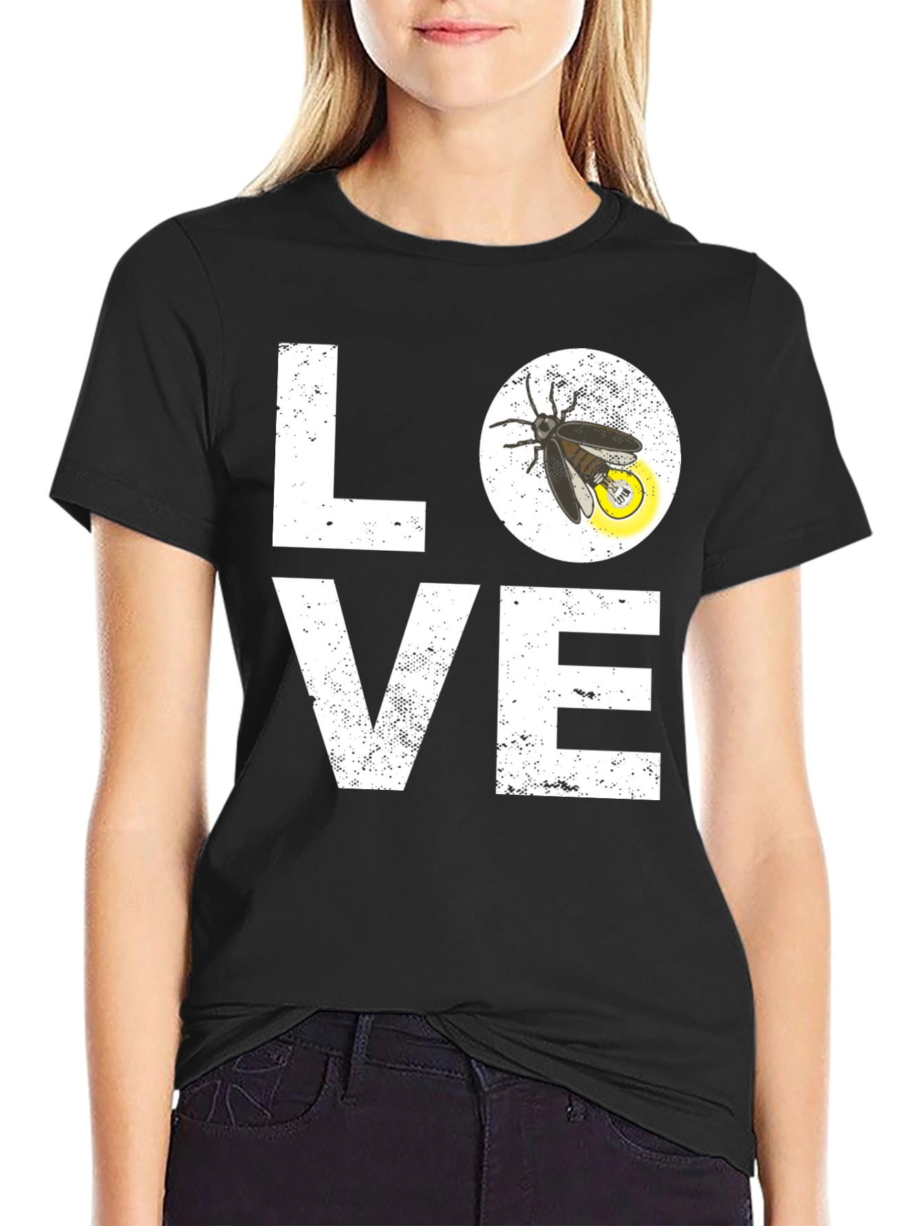 Love Firefly Graphic Tee - Black