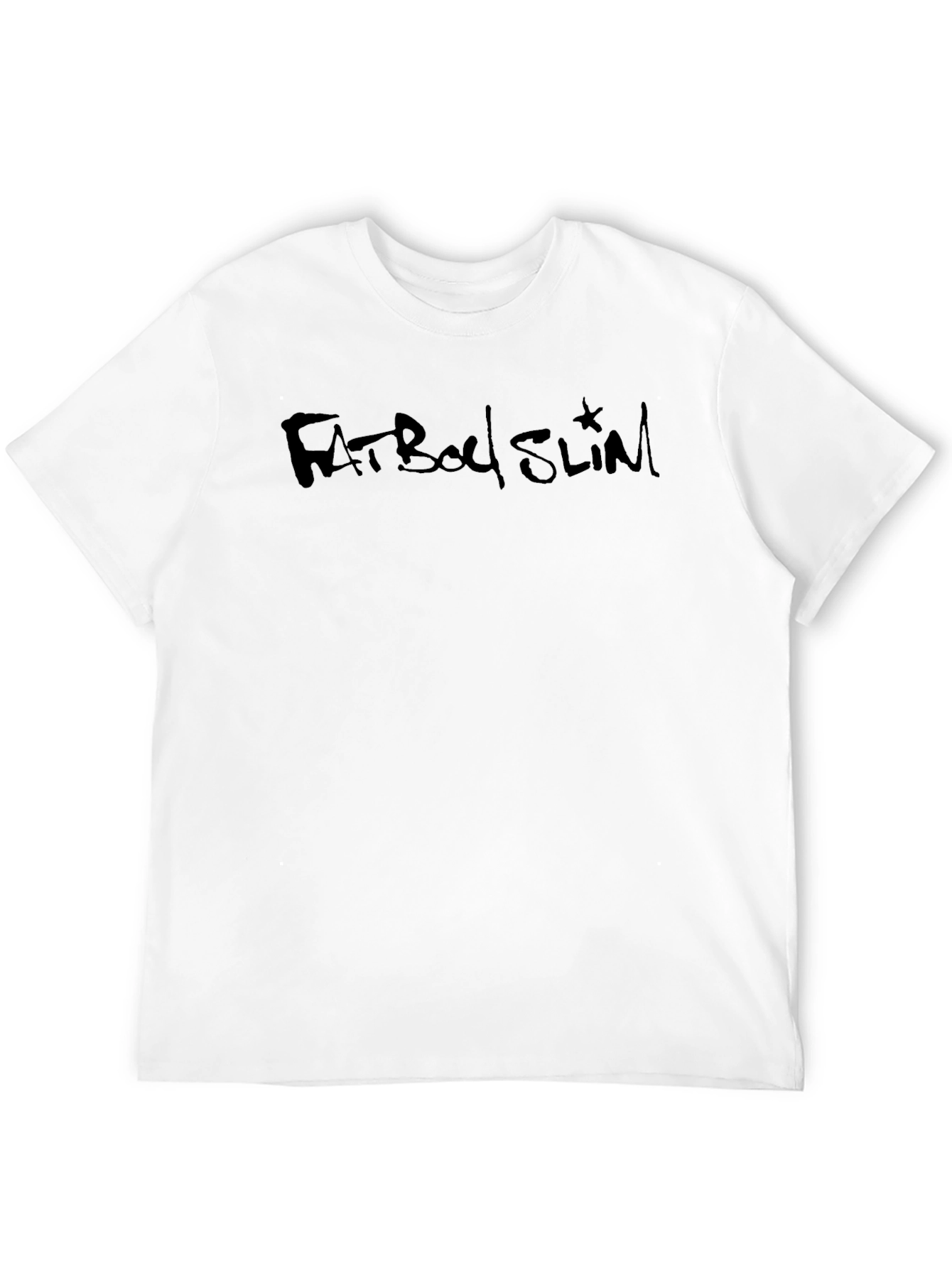 Fatboy Slim Graphic Tee - Black Cotton T-Shirt