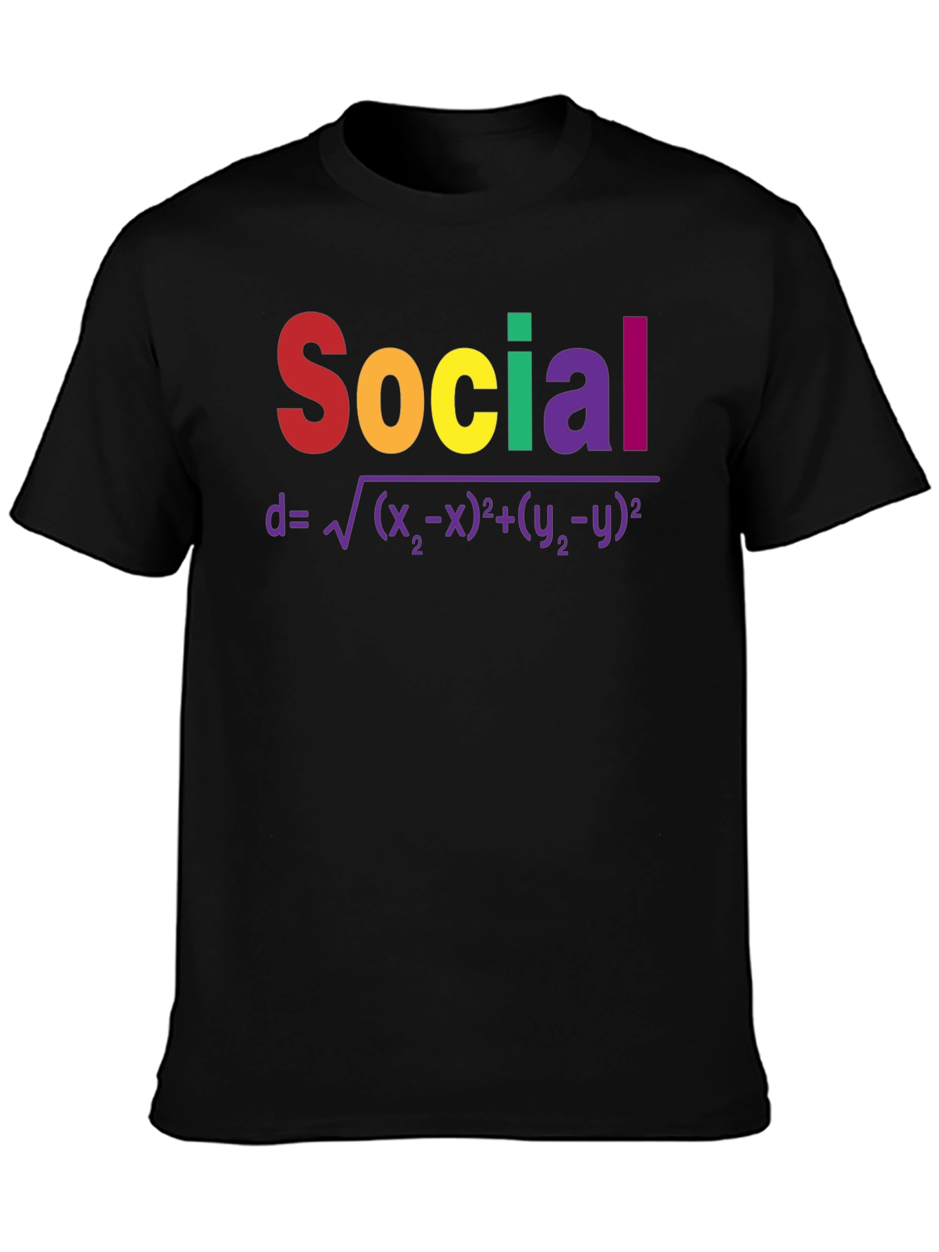 Social Distance T-Shirt Math Formula Tee
