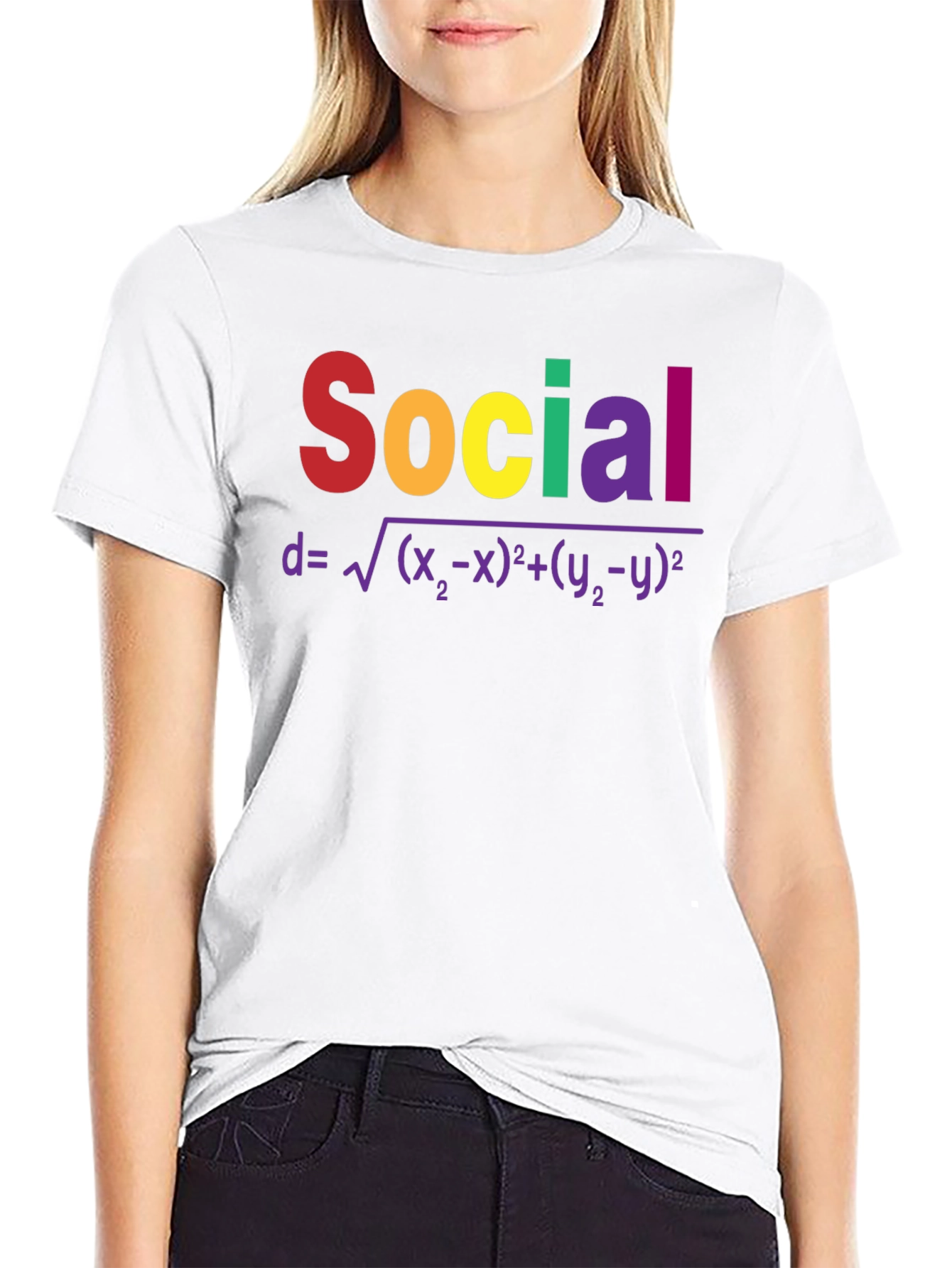 Social Distance T-Shirt Math Formula Tee