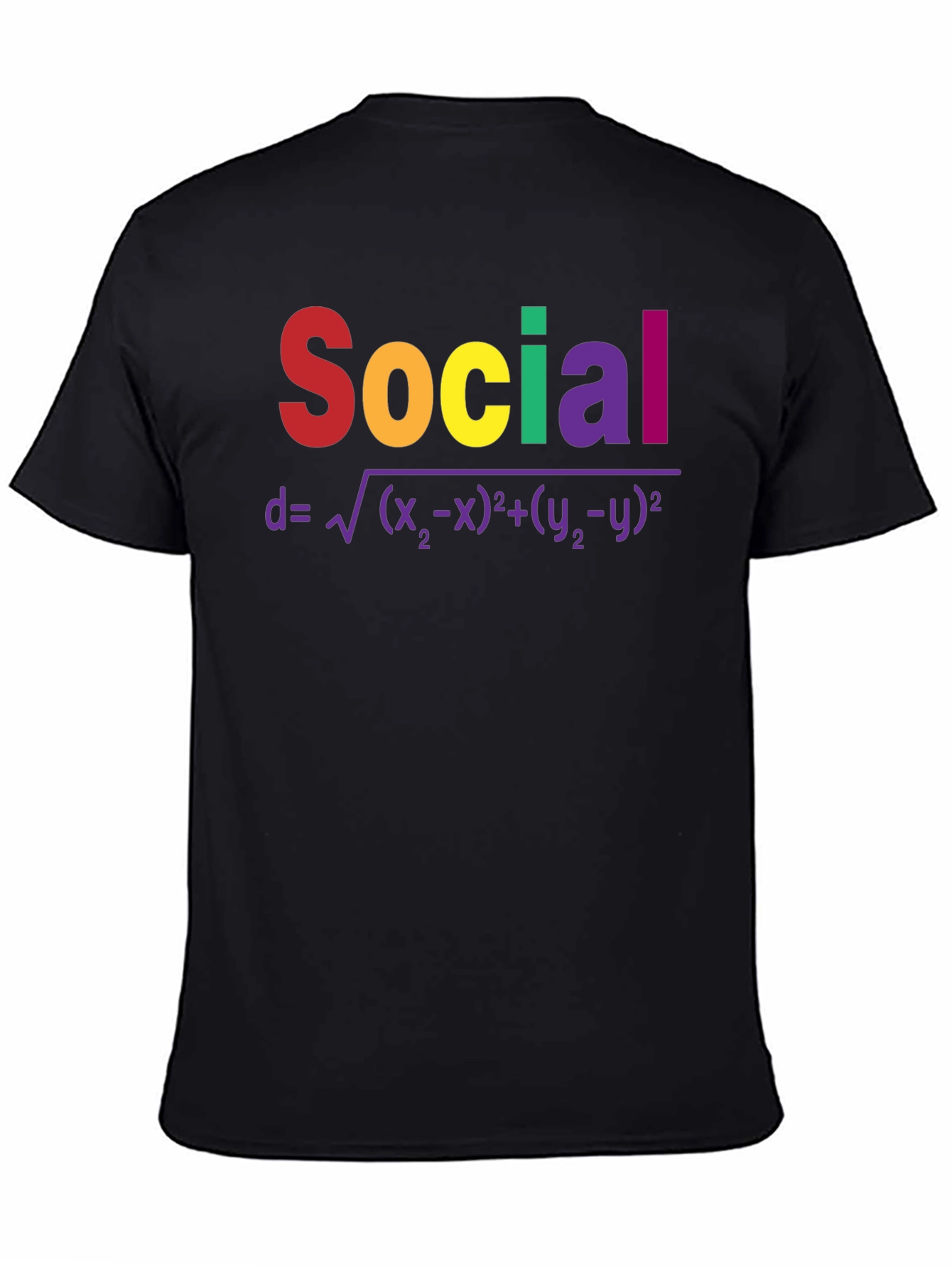 Social Distance T-Shirt Math Formula Tee
