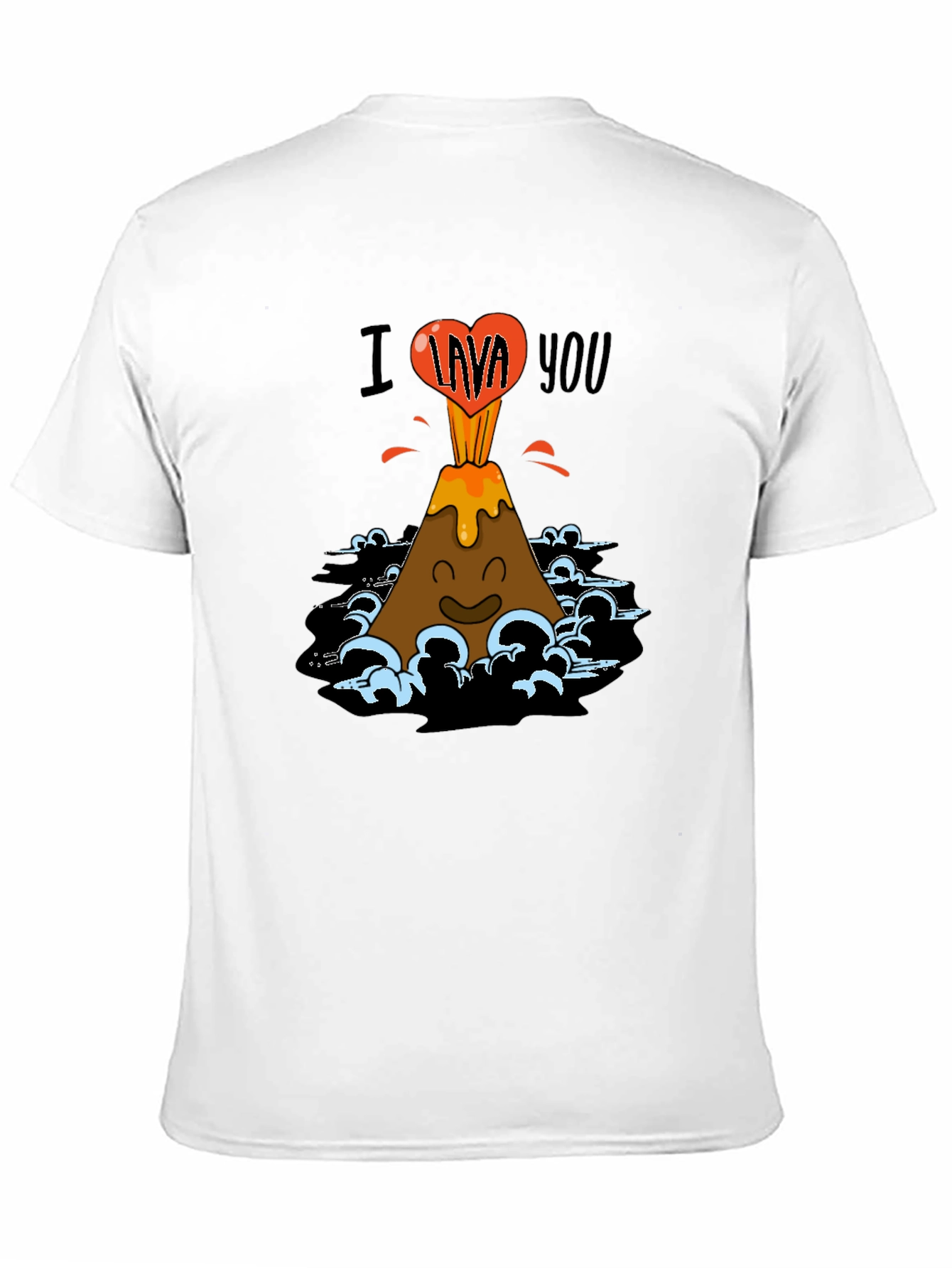 I Lava You Graphic Tee - Black T-Shirt
