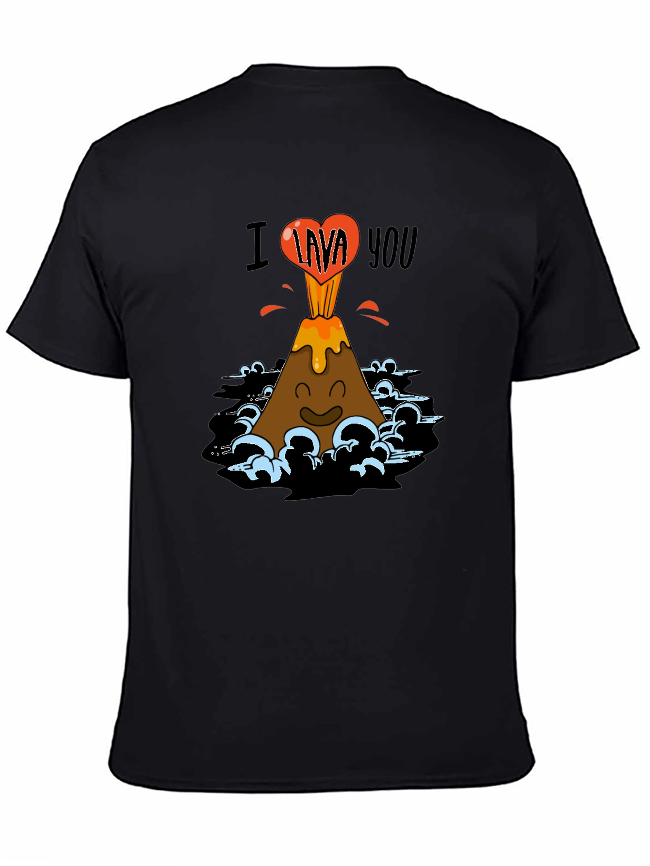 I Lava You Graphic Tee - Black T-Shirt