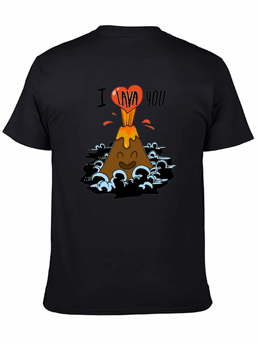 I Lava You Graphic Tee - Black T-Shirt