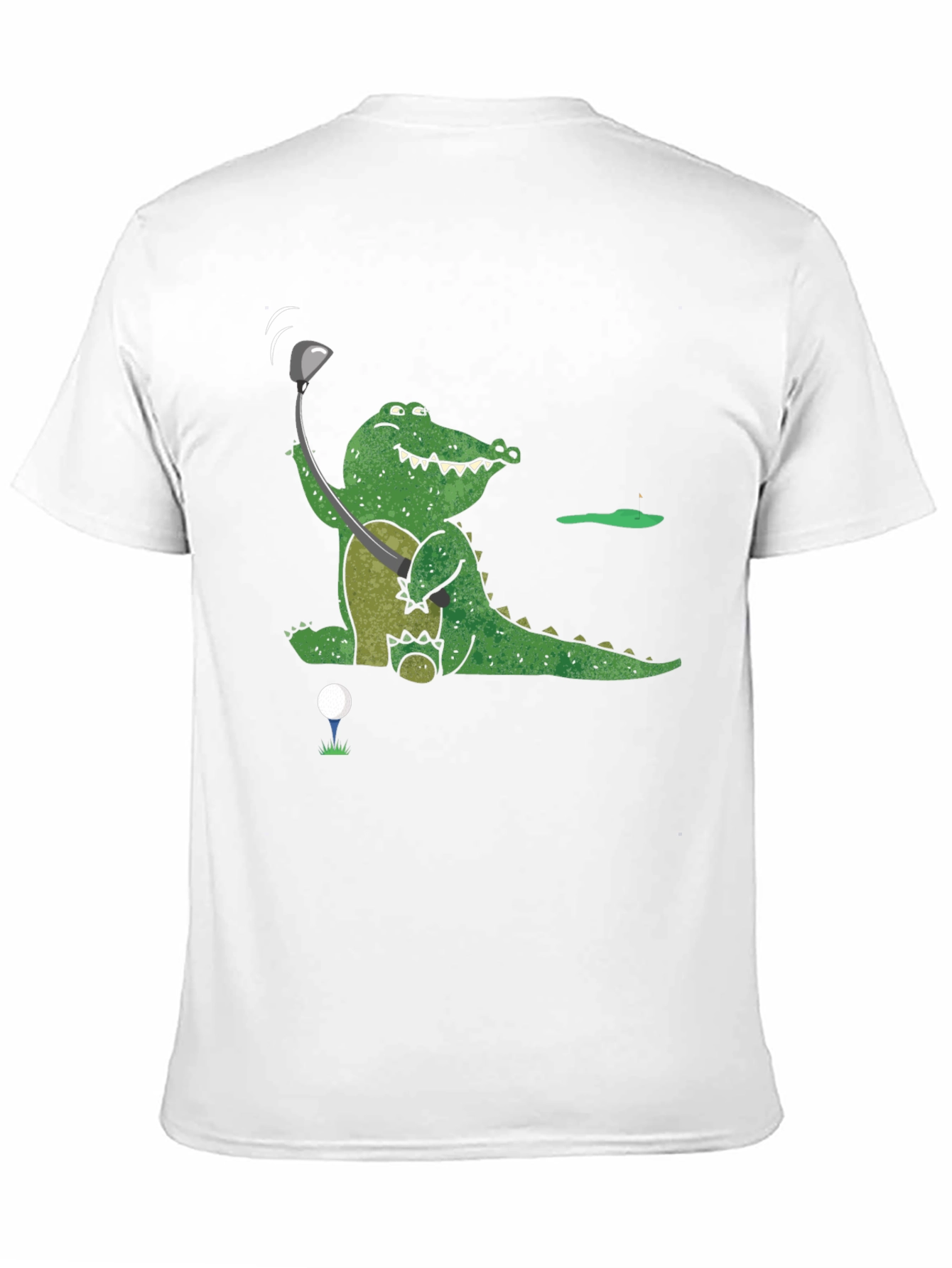 Golfing Gator Graphic Tee - Unique Design!