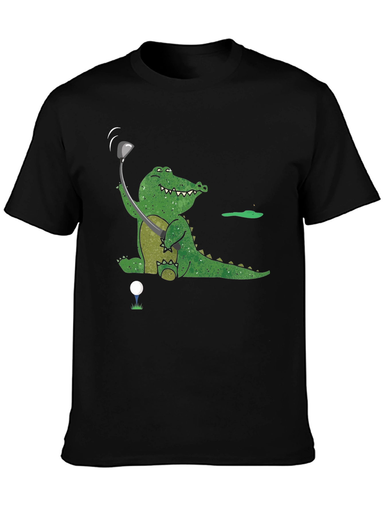 Golfing Gator Graphic Tee - Unique Design!
