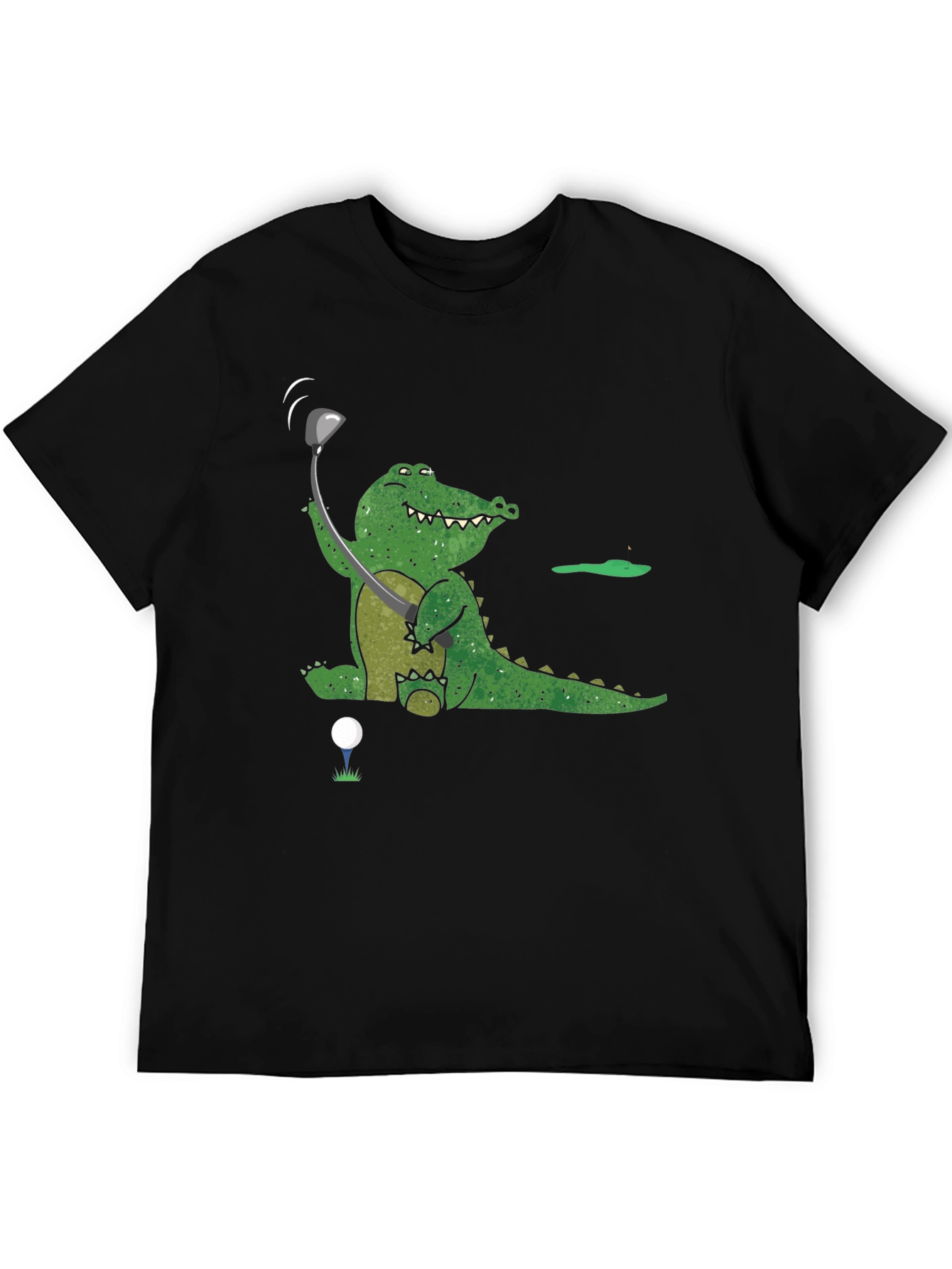 Golfing Gator Graphic Tee - Unique Design!