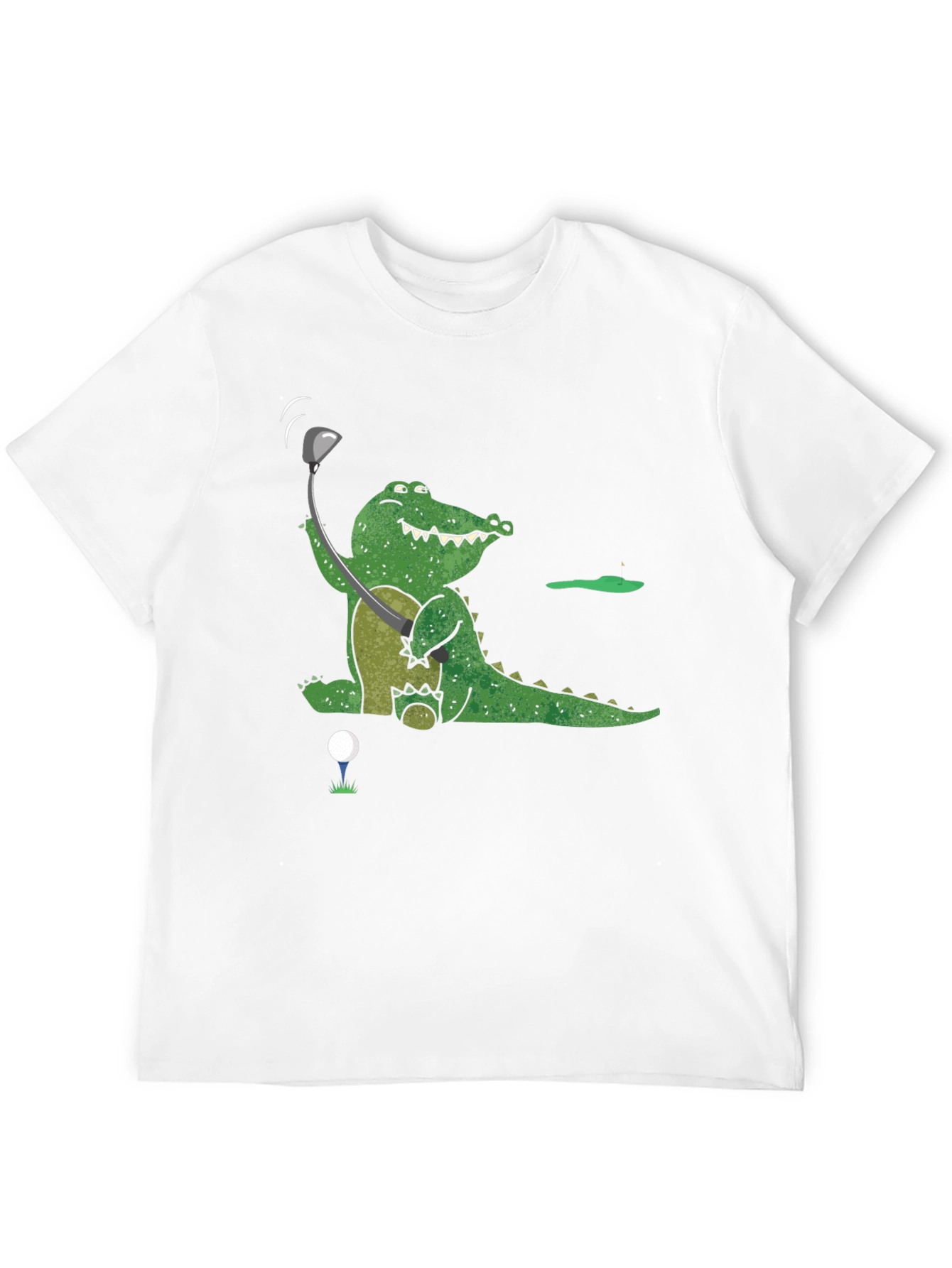 Golfing Gator Graphic Tee - Unique Design!