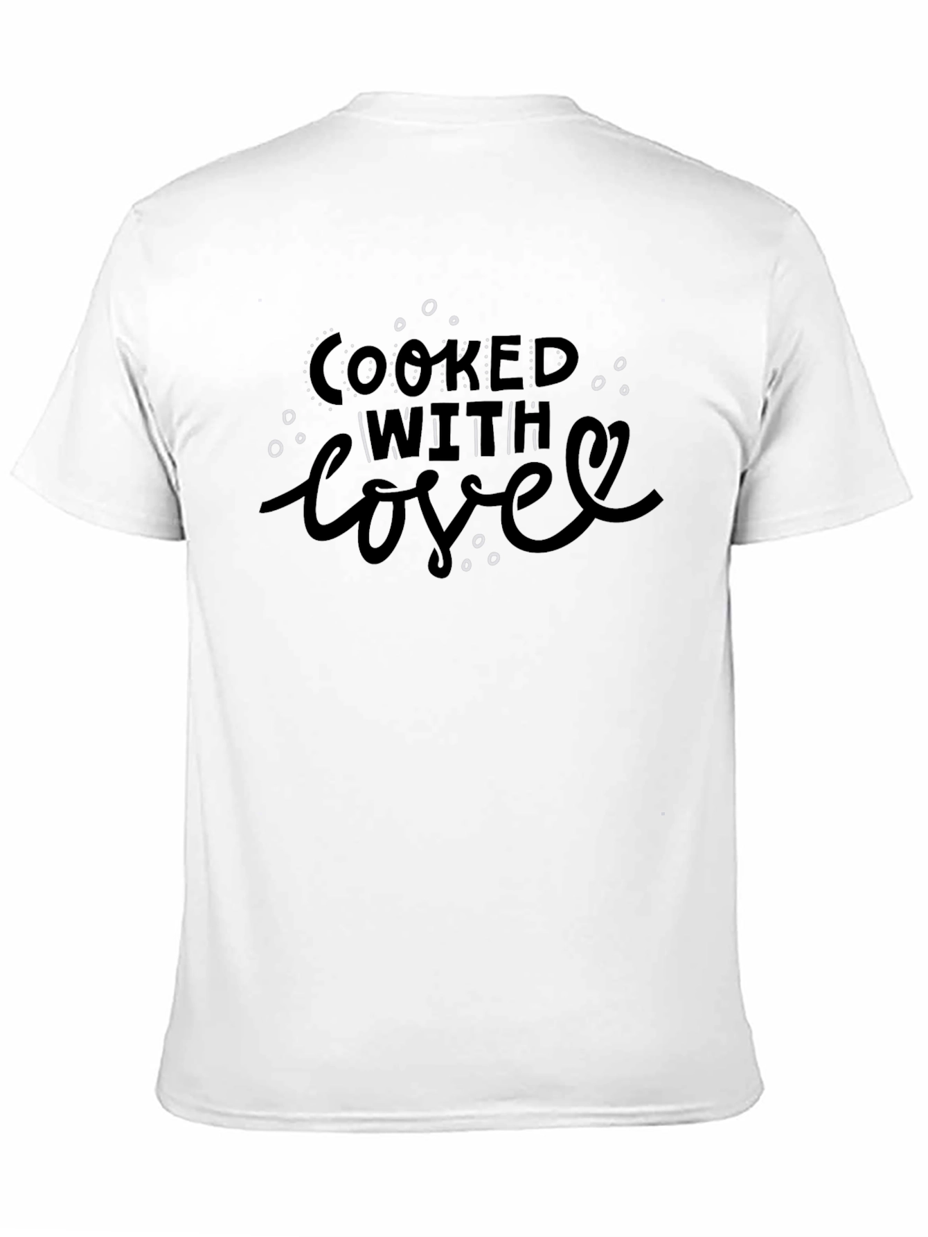 Cooked with Love Black Graphic Tee