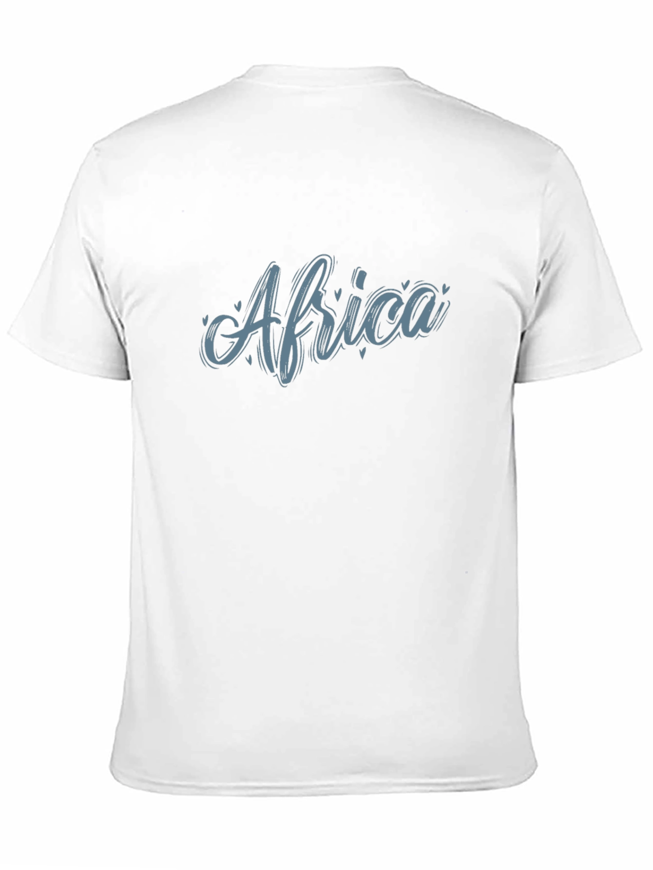 Africa Graphic Tee - Black Cotton T-Shirt