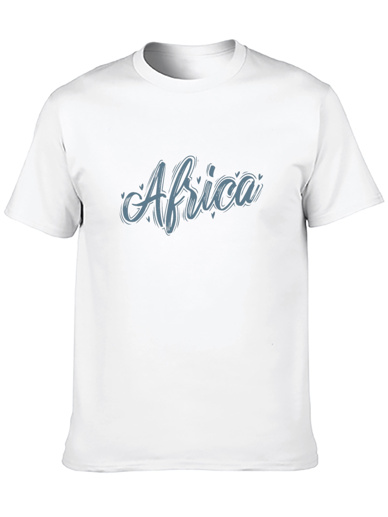 Africa Graphic Tee - Black Cotton T-Shirt