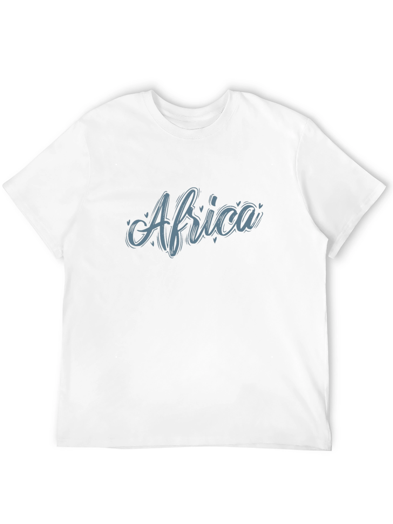 Africa Graphic Tee - Black Cotton T-Shirt