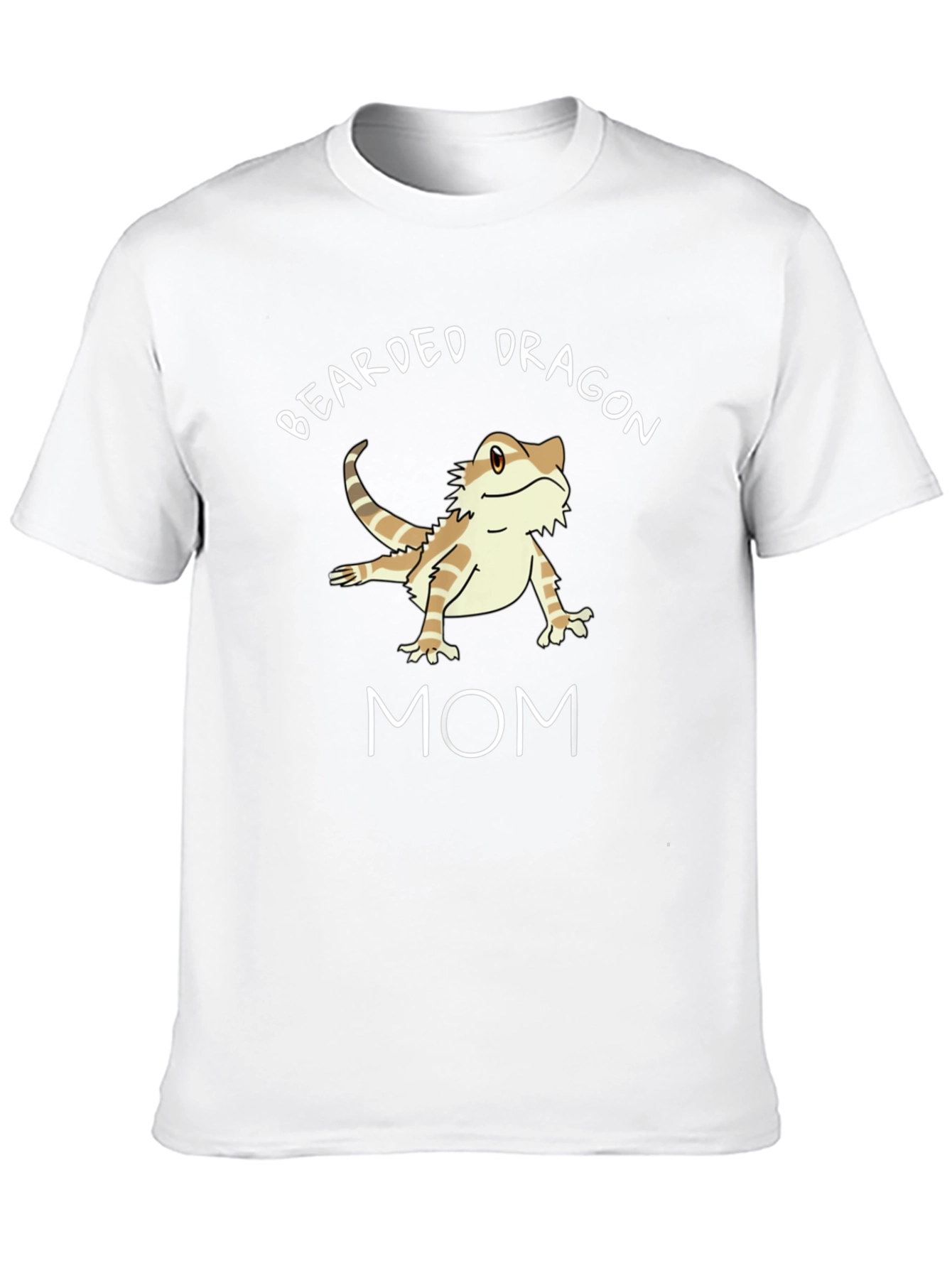 Bearded Dragon Mom Black Graphic Tee