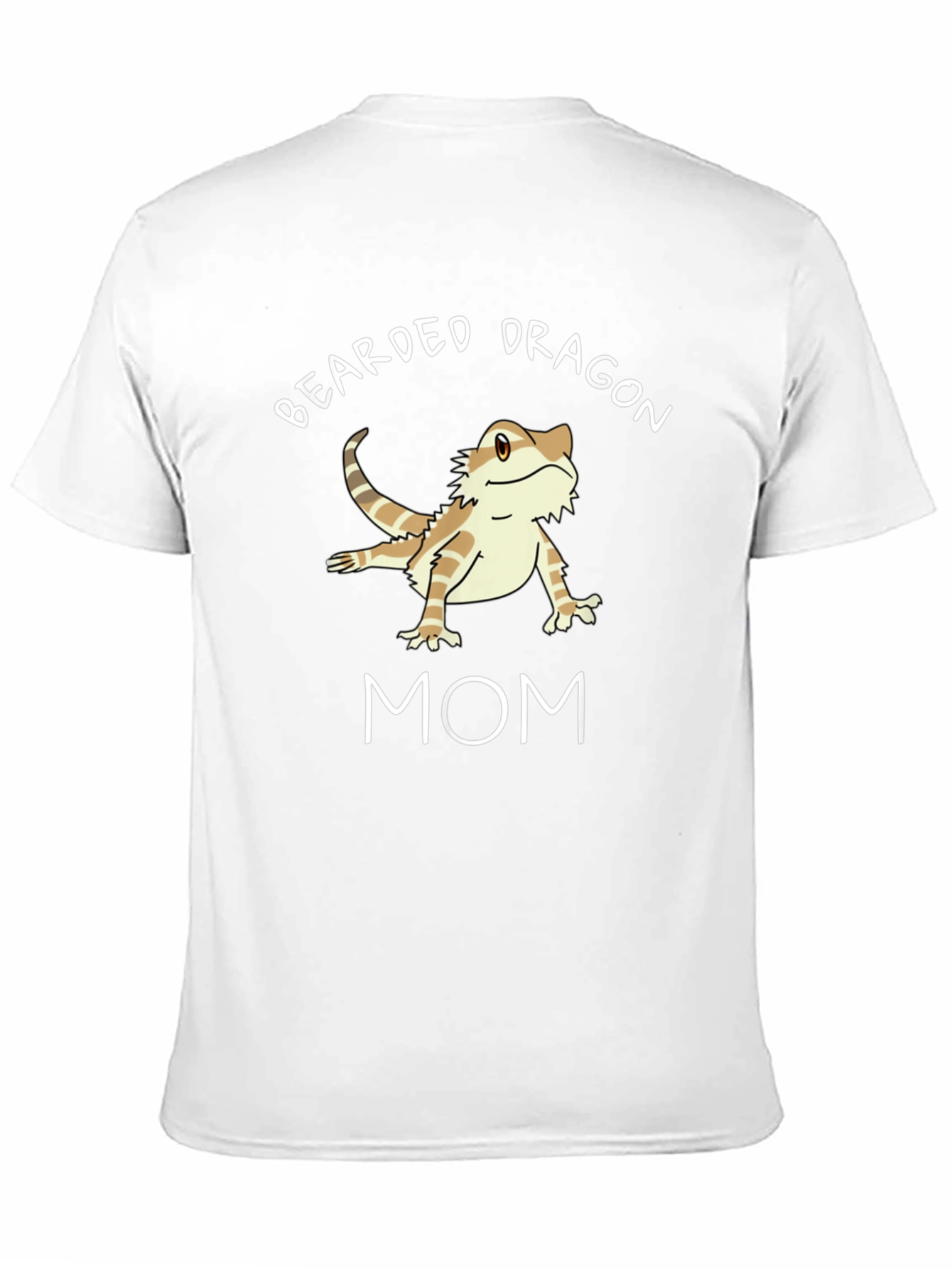 Bearded Dragon Mom Black Graphic Tee