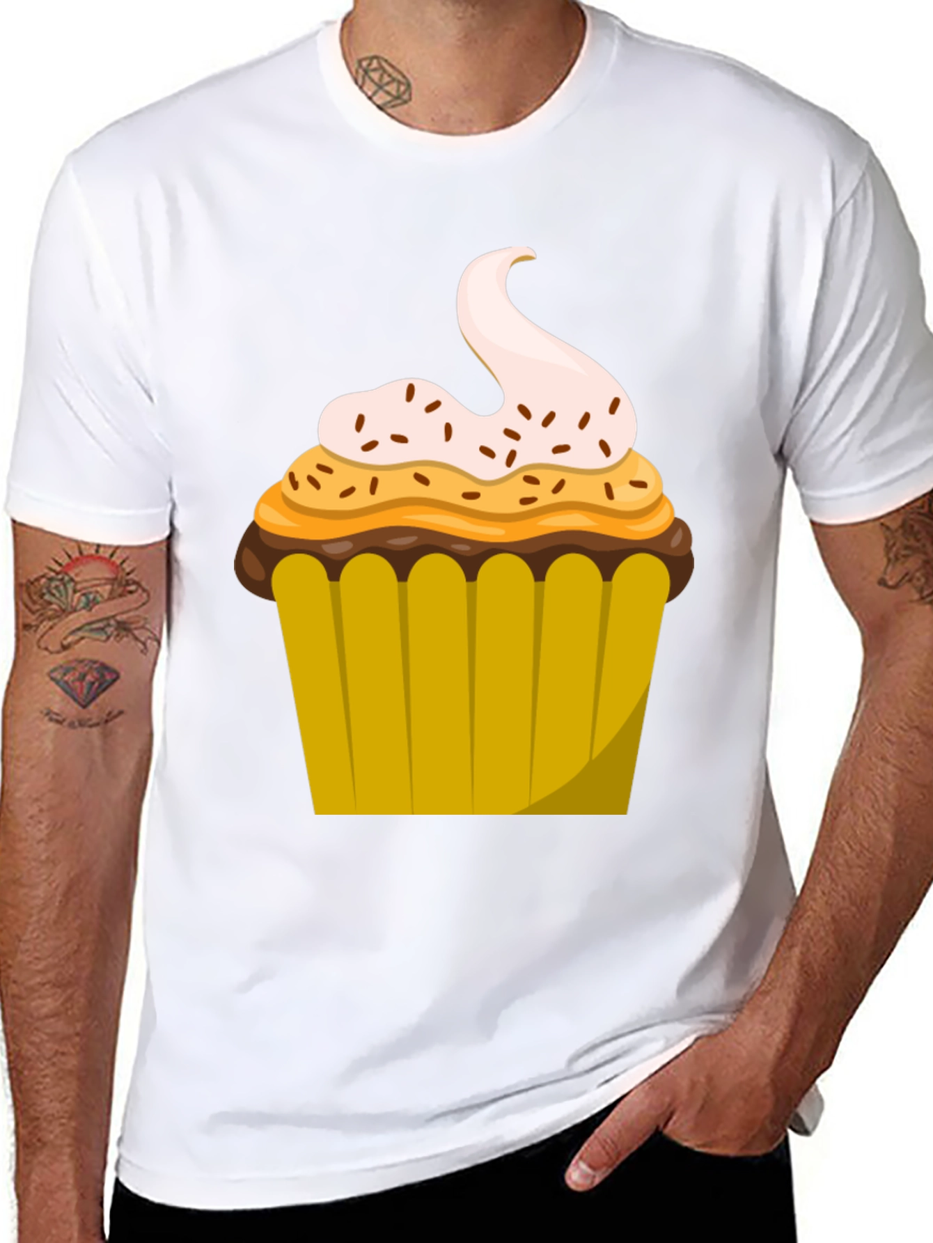 Cupcake Graphic Tee - Sweet Tooth Fashion
