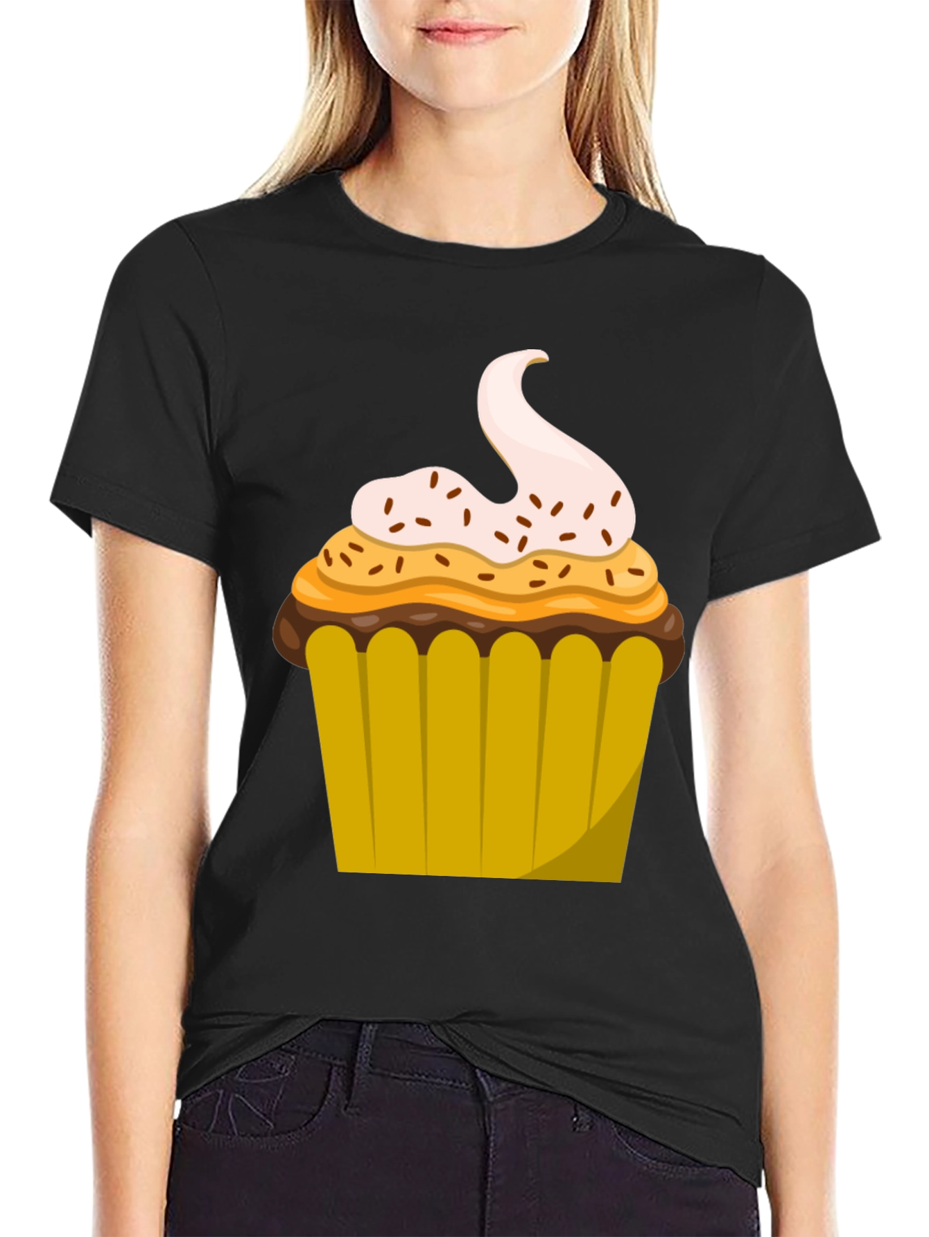 Cupcake Graphic Tee - Sweet Tooth Fashion