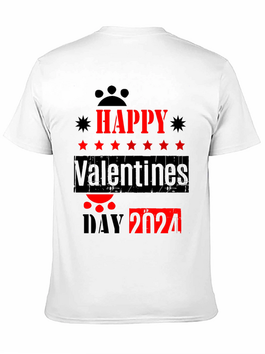 Happy Valentines Day 2024 Black T-Shirt