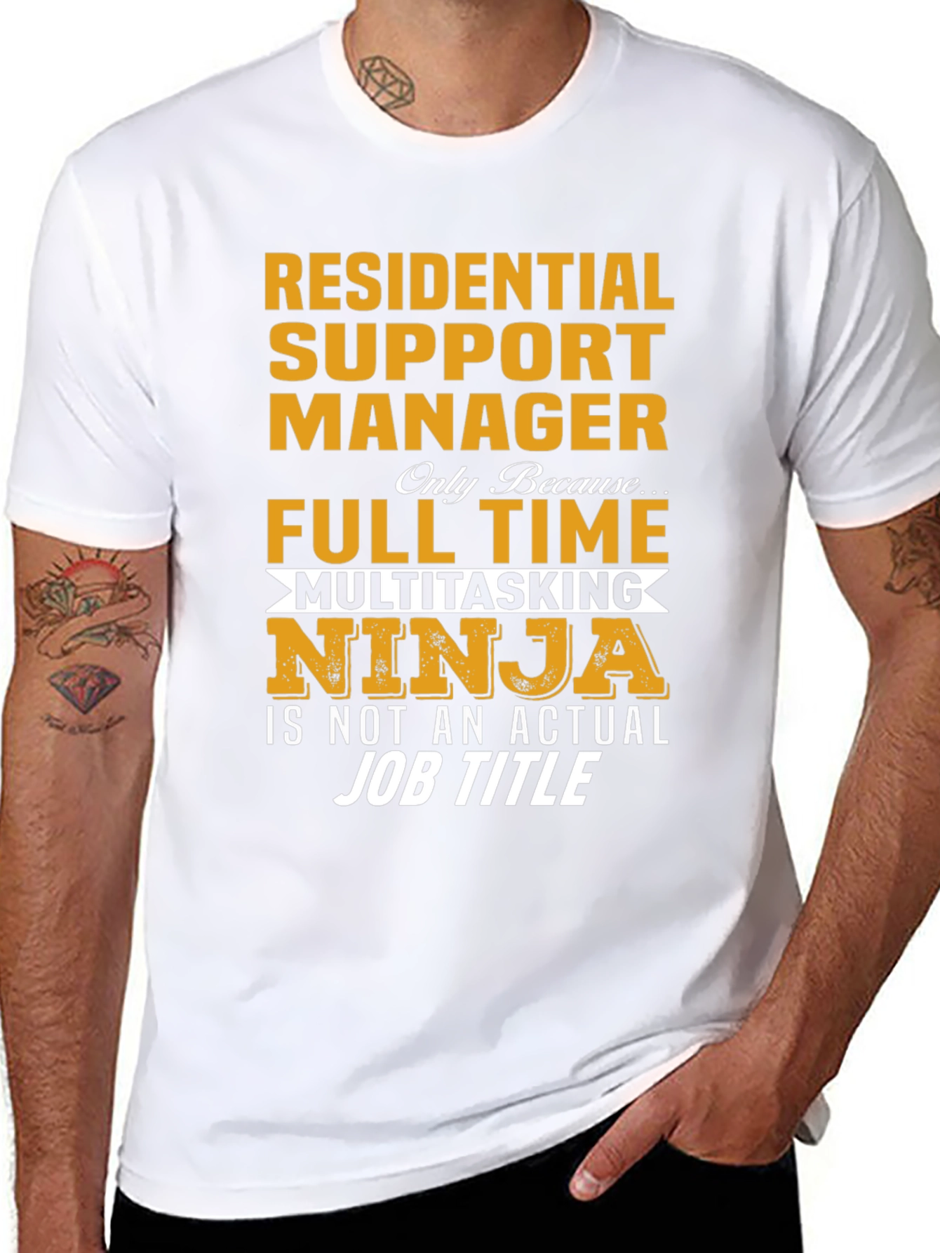 Residential Support Manager Ninja T-Shirt