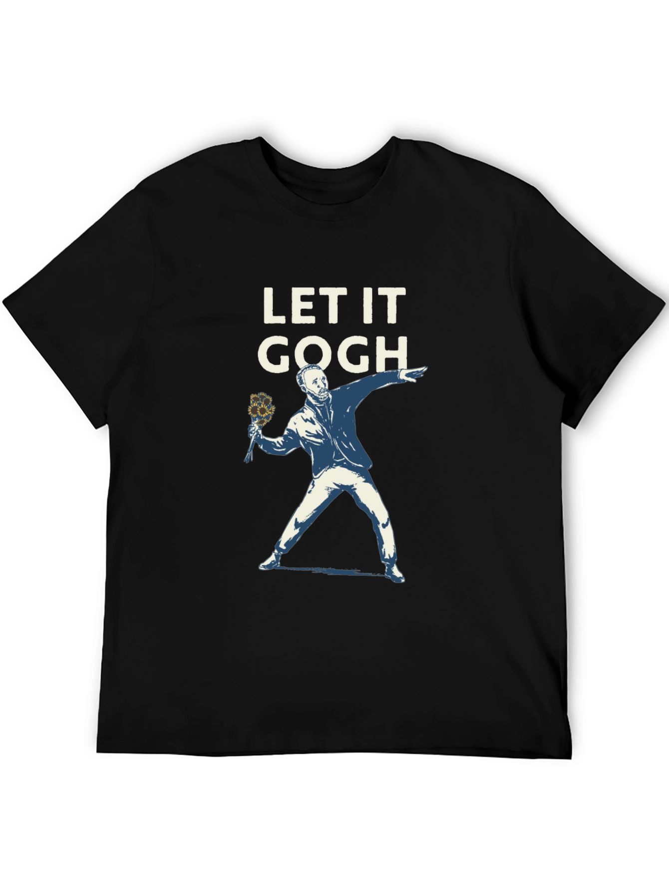 Let It Gogh T-Shirt - Artistic Graphic Tee