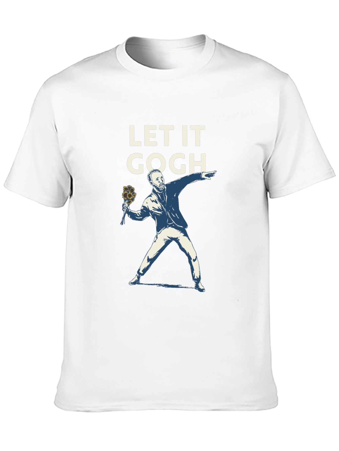 Let It Gogh T-Shirt - Artistic Graphic Tee