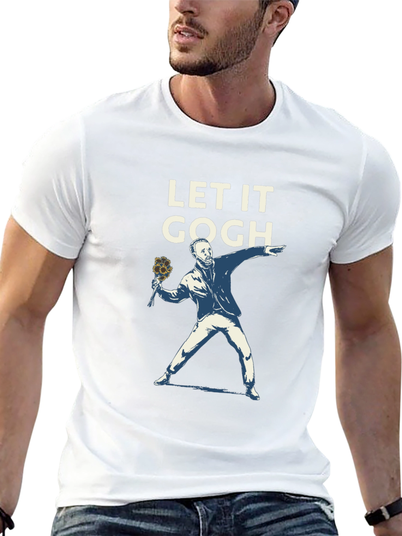 Let It Gogh T-Shirt - Artistic Graphic Tee