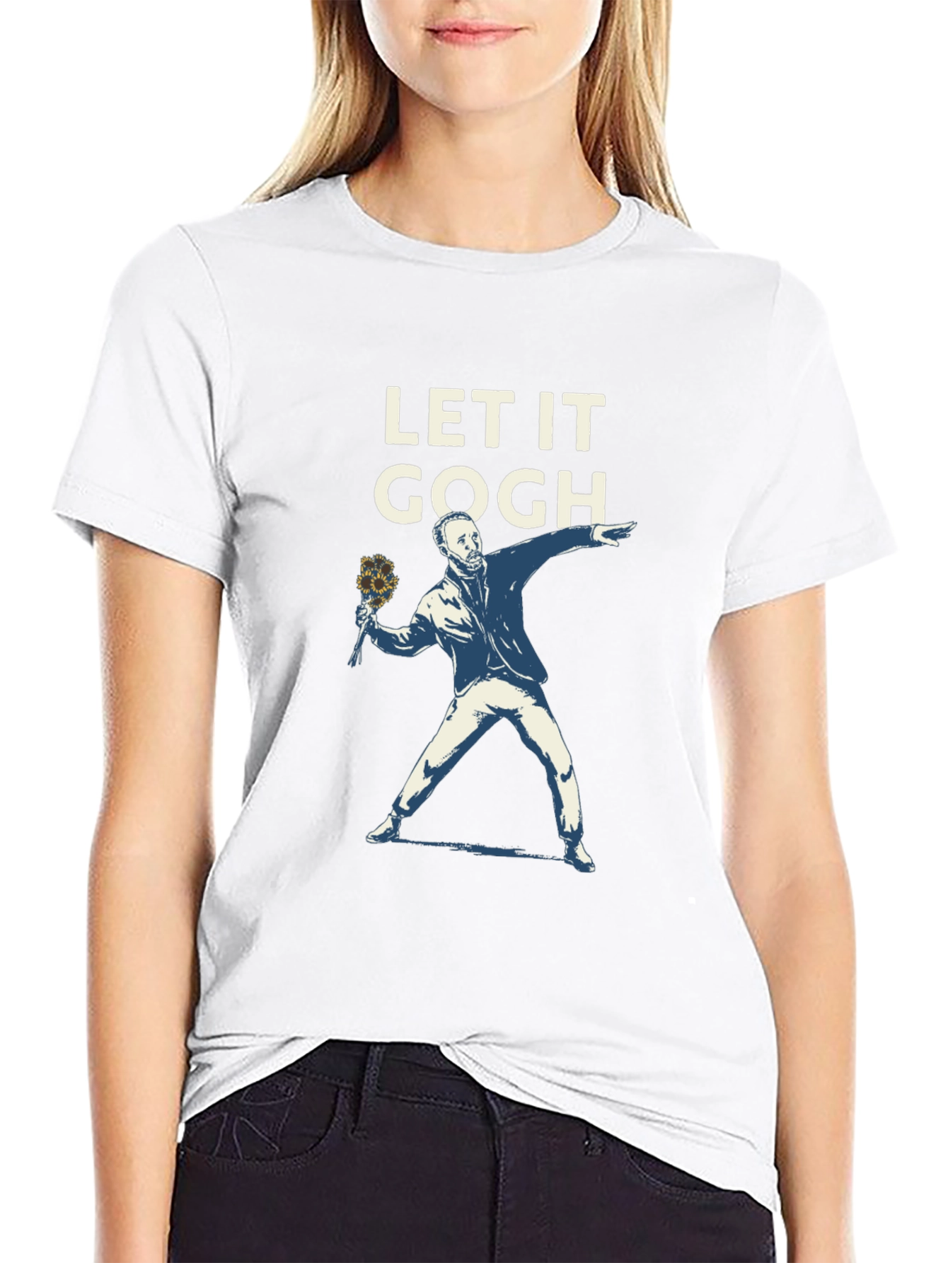 Let It Gogh T-Shirt - Artistic Graphic Tee