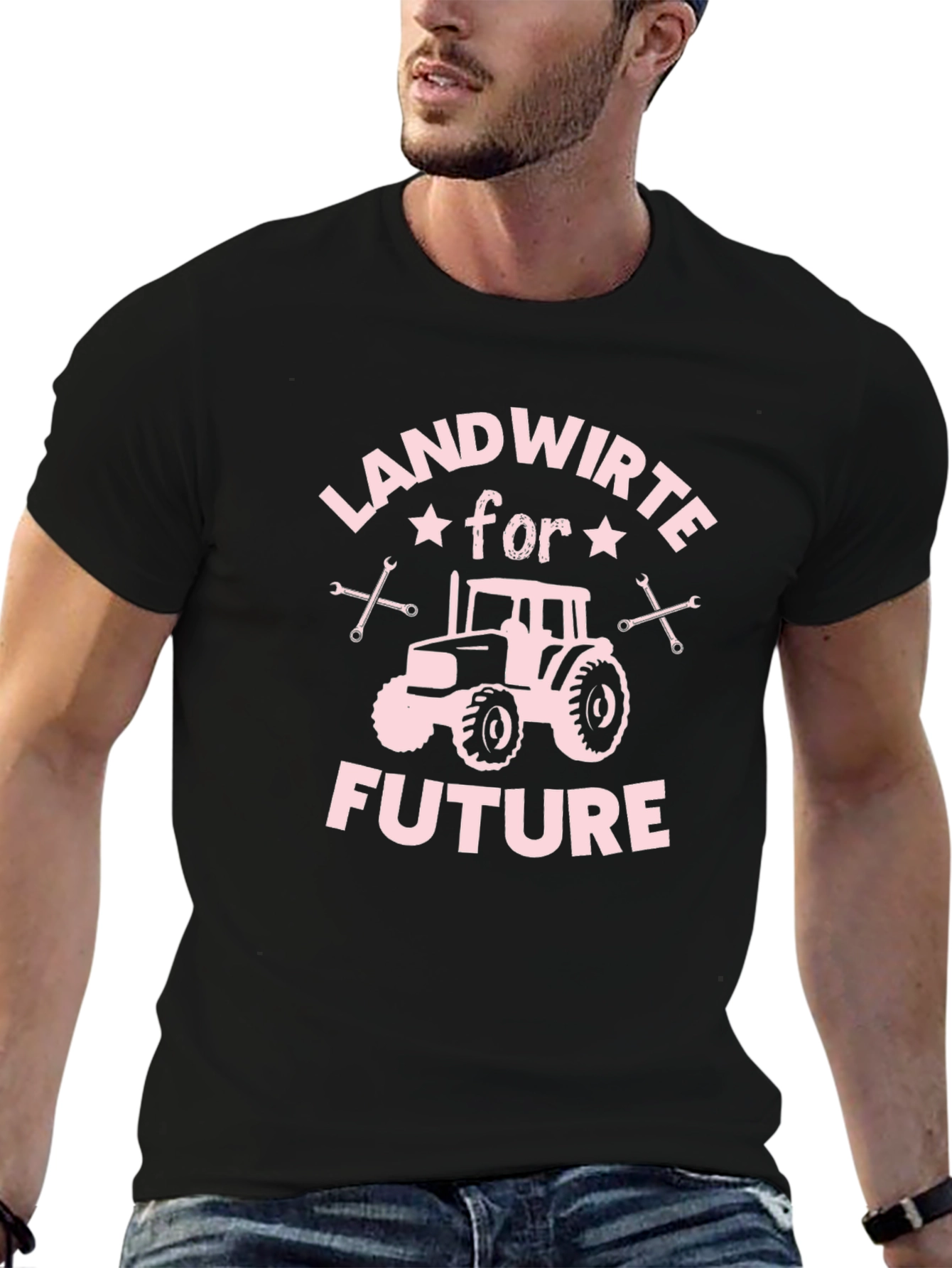 Landwirte for Future Tractor Graphic T-Shirt