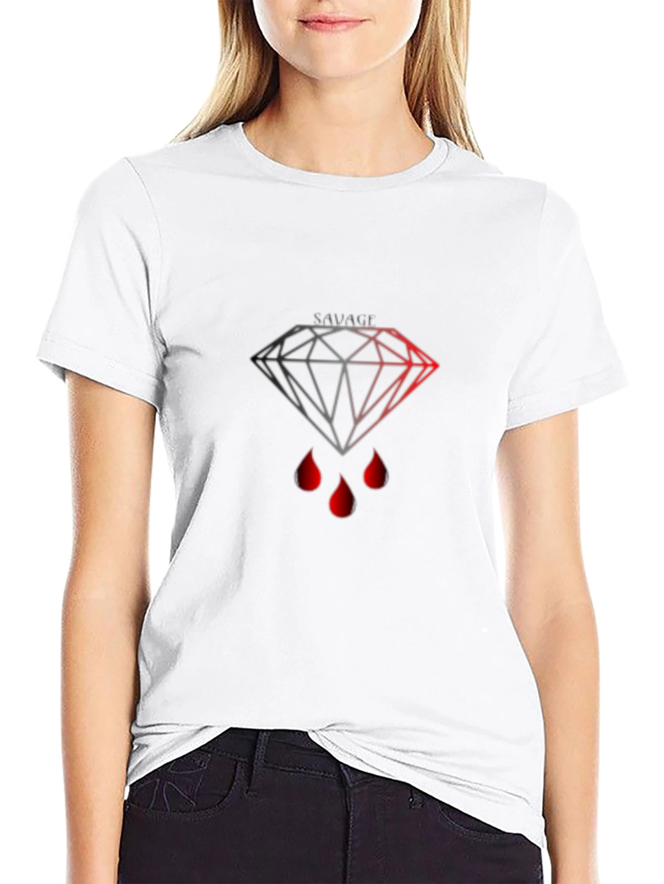 Savage Diamond Graphic T-Shirt - Mens