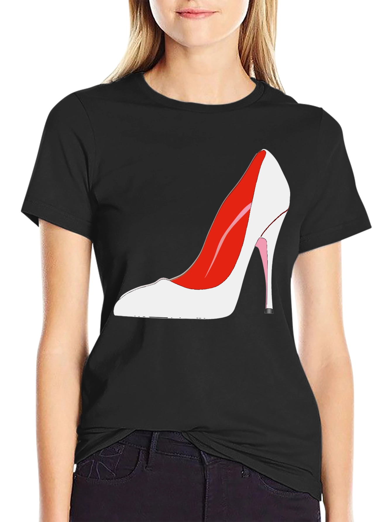 Shoe Graphic Tee - Stylish Fashion Statement